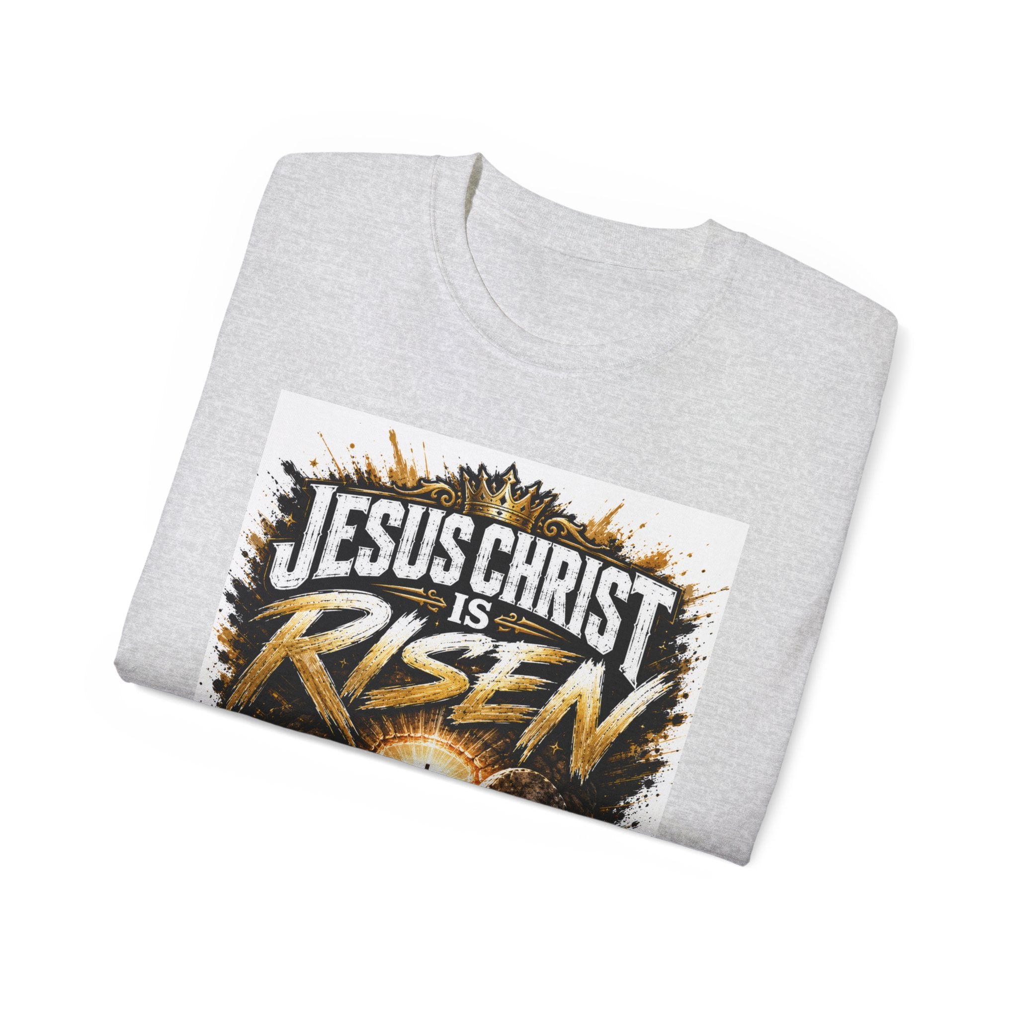 Jesus Christ Is Risen T-Shirt — Easter Christian Faith Tee