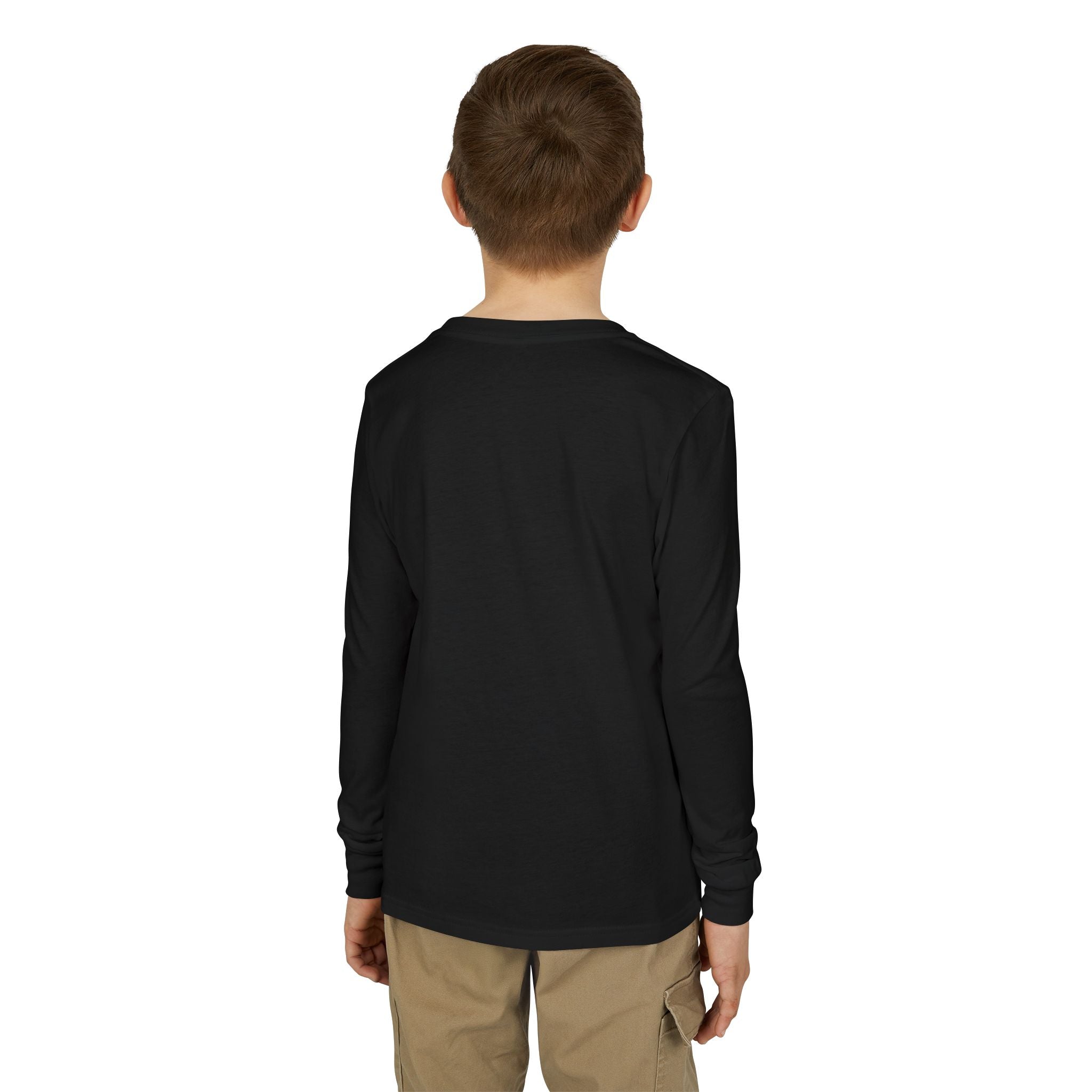 God's Plan Youth Long Sleeve Tee — "God's Plan Is Greater Than My Plans" Christian Kids Shirt