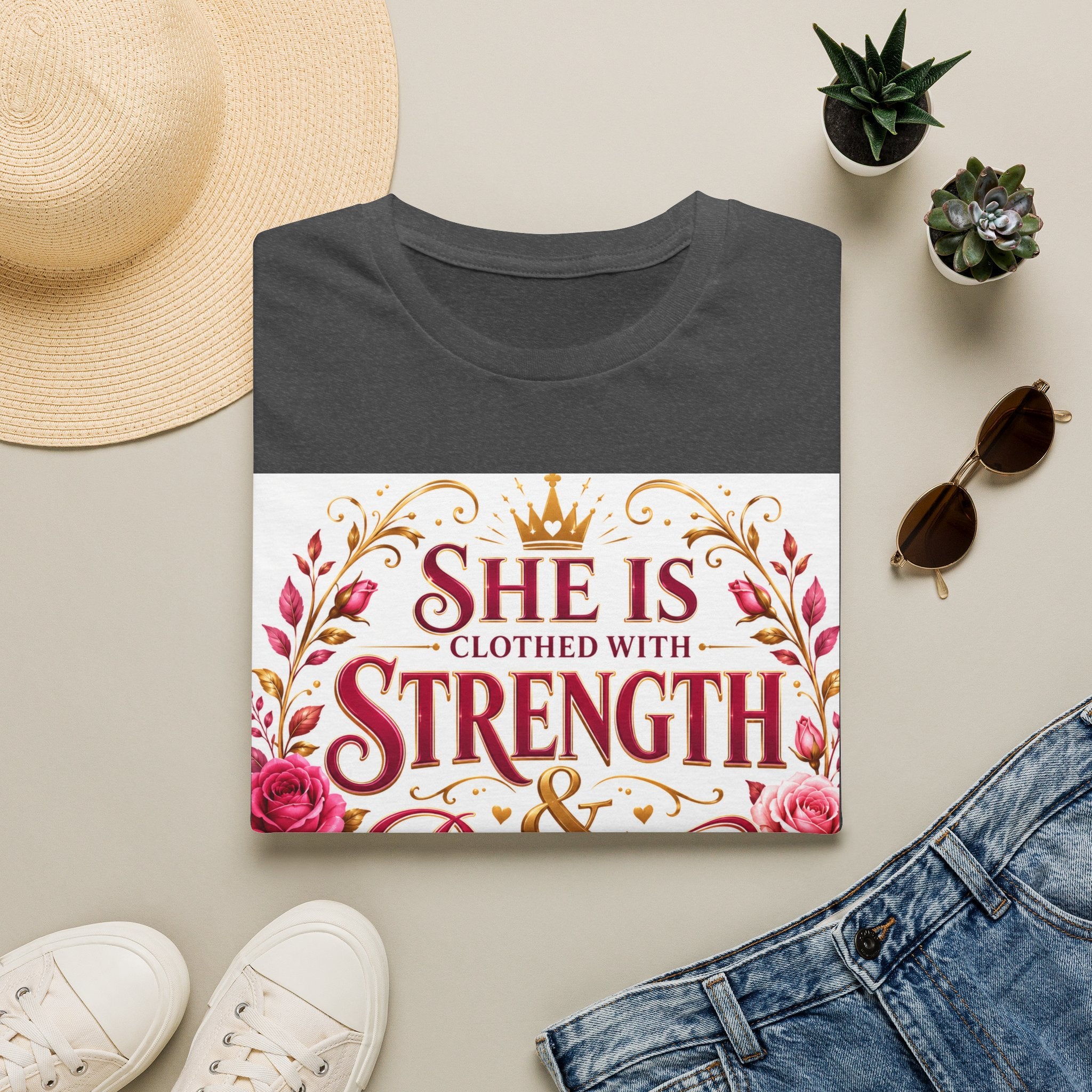 She Is Clothed With Strength & Dignity T-Shirt