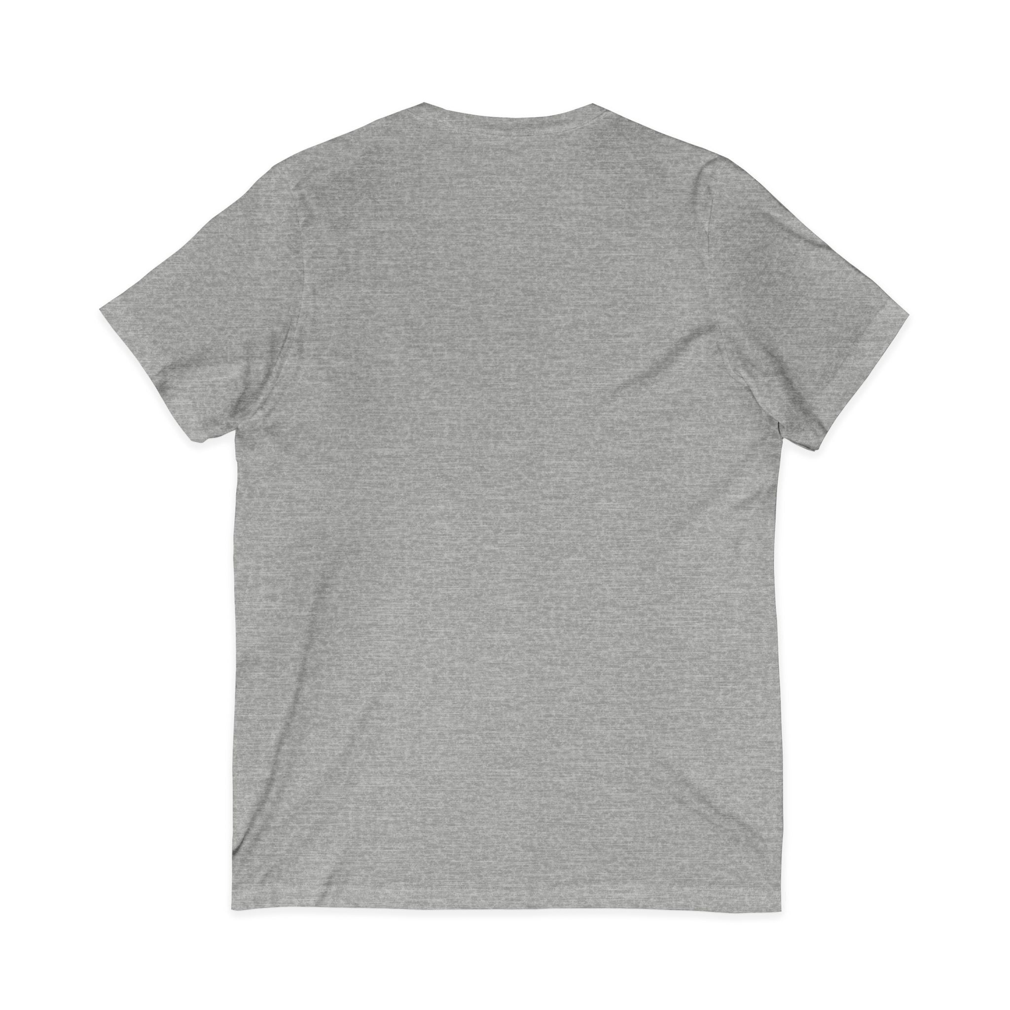 Grace Upon Grace V-Neck Tee — Christian Faith Inspirational Shirt (John 1:16)