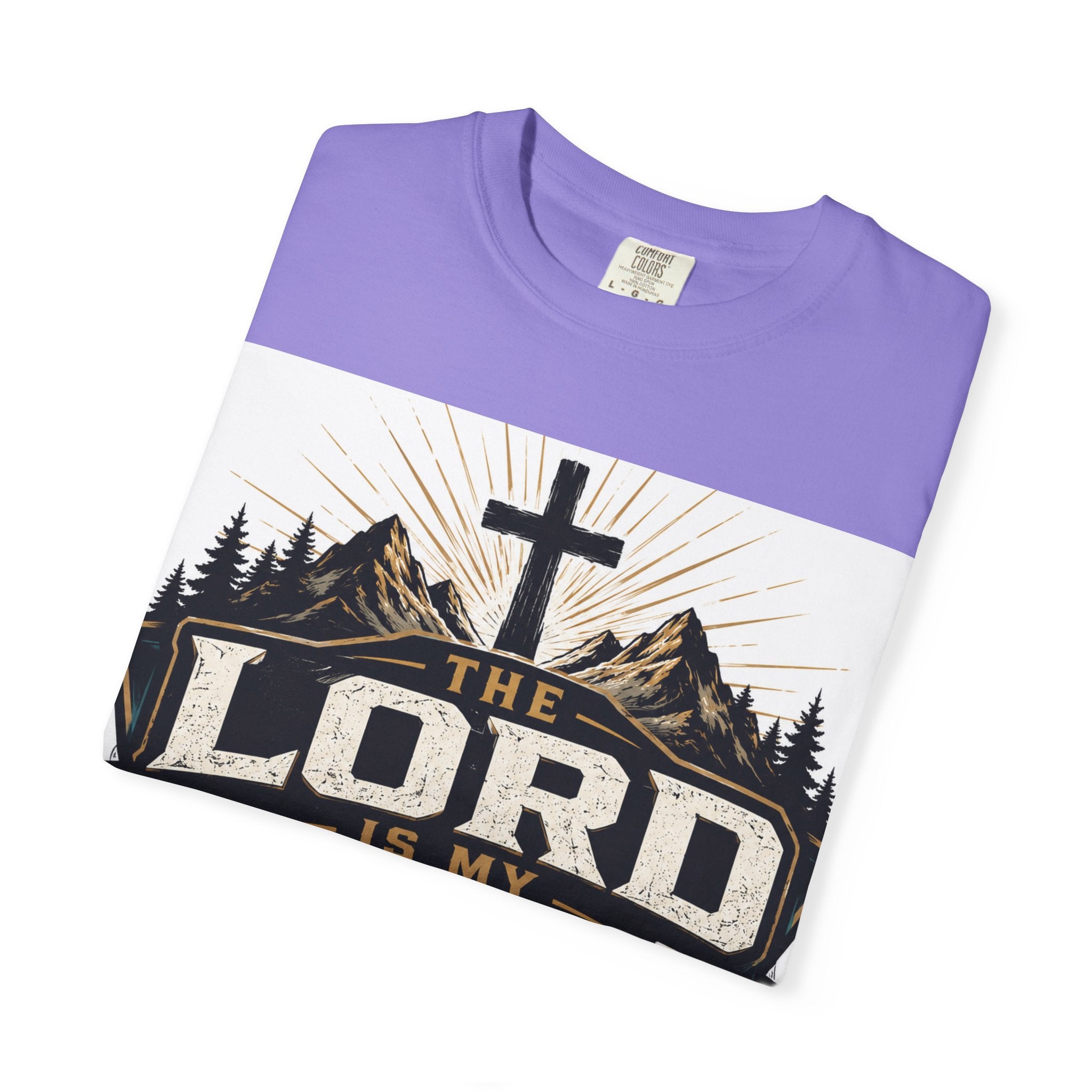 Christian T-Shirt — "The Lord Is My Light" Faith Graphic Tee