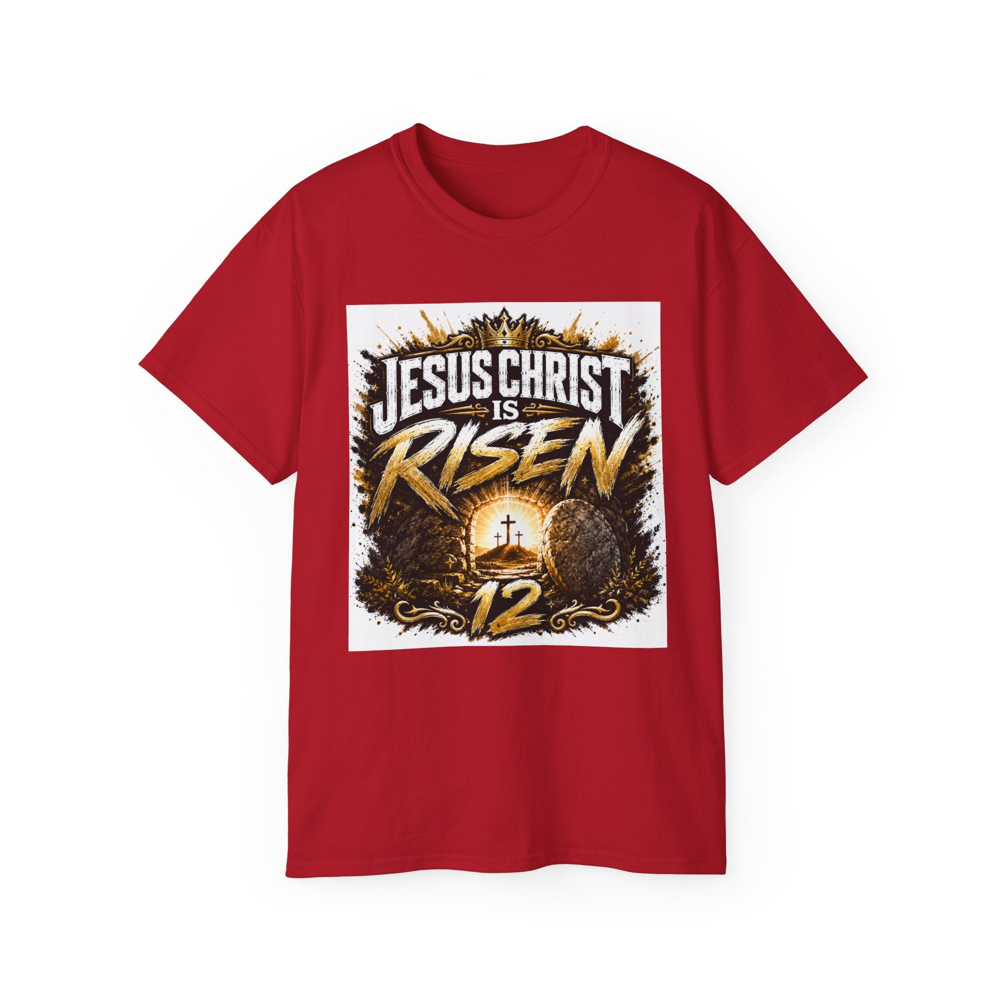 Jesus Christ Is Risen T-Shirt — Easter Christian Faith Tee