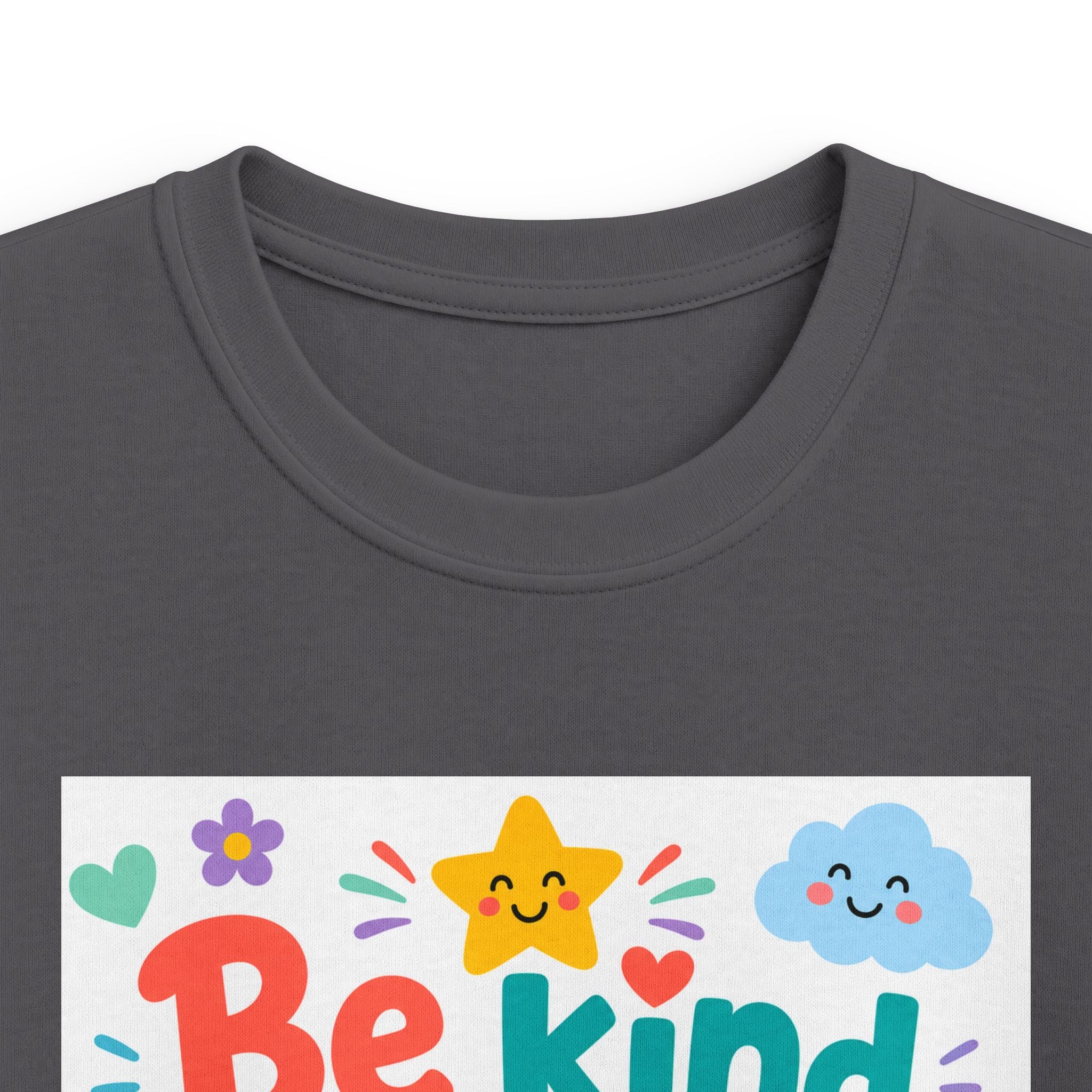 Kids Tee — “Be Kind to One Another” Ephesians 4:32 Christian Rainbow Shirt