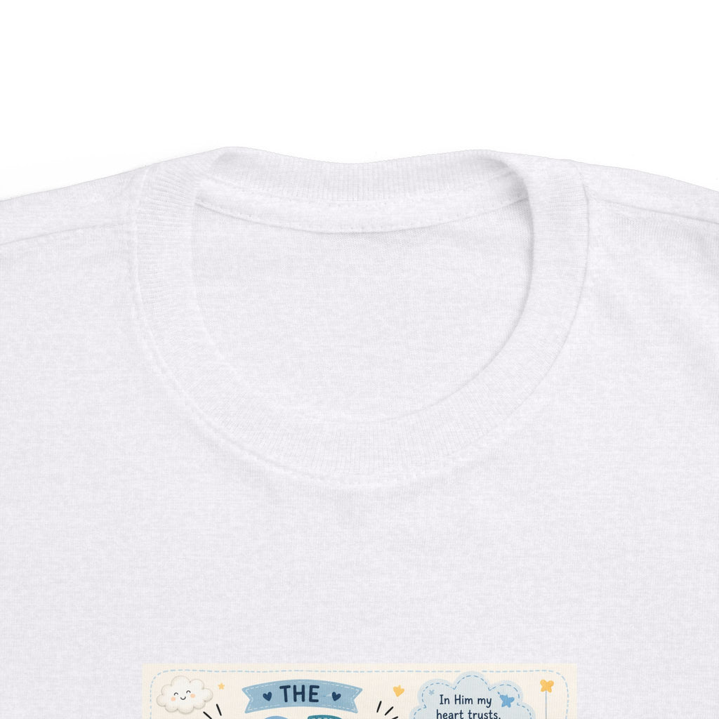 Toddler Tee — "The Lord Is My Strength and Shield" Christian Faith Kids Shirt
