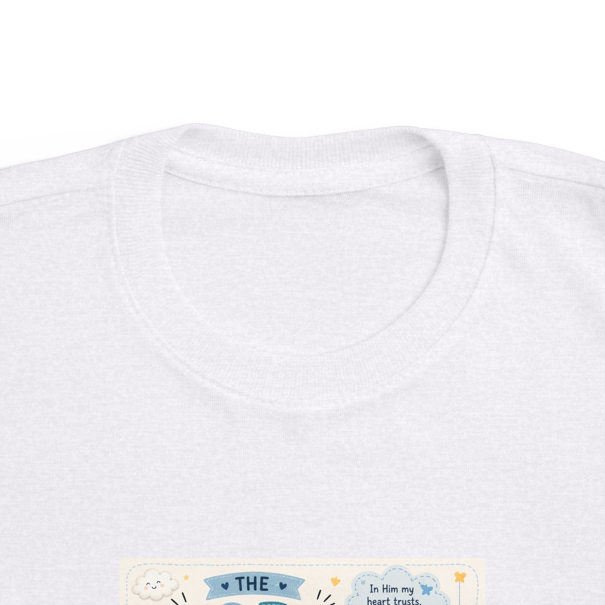 Toddler Tee — "The Lord Is My Strength and Shield" Christian Faith Kids Shirt