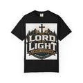 Christian T-Shirt — "The Lord Is My Light" Faith Graphic Tee