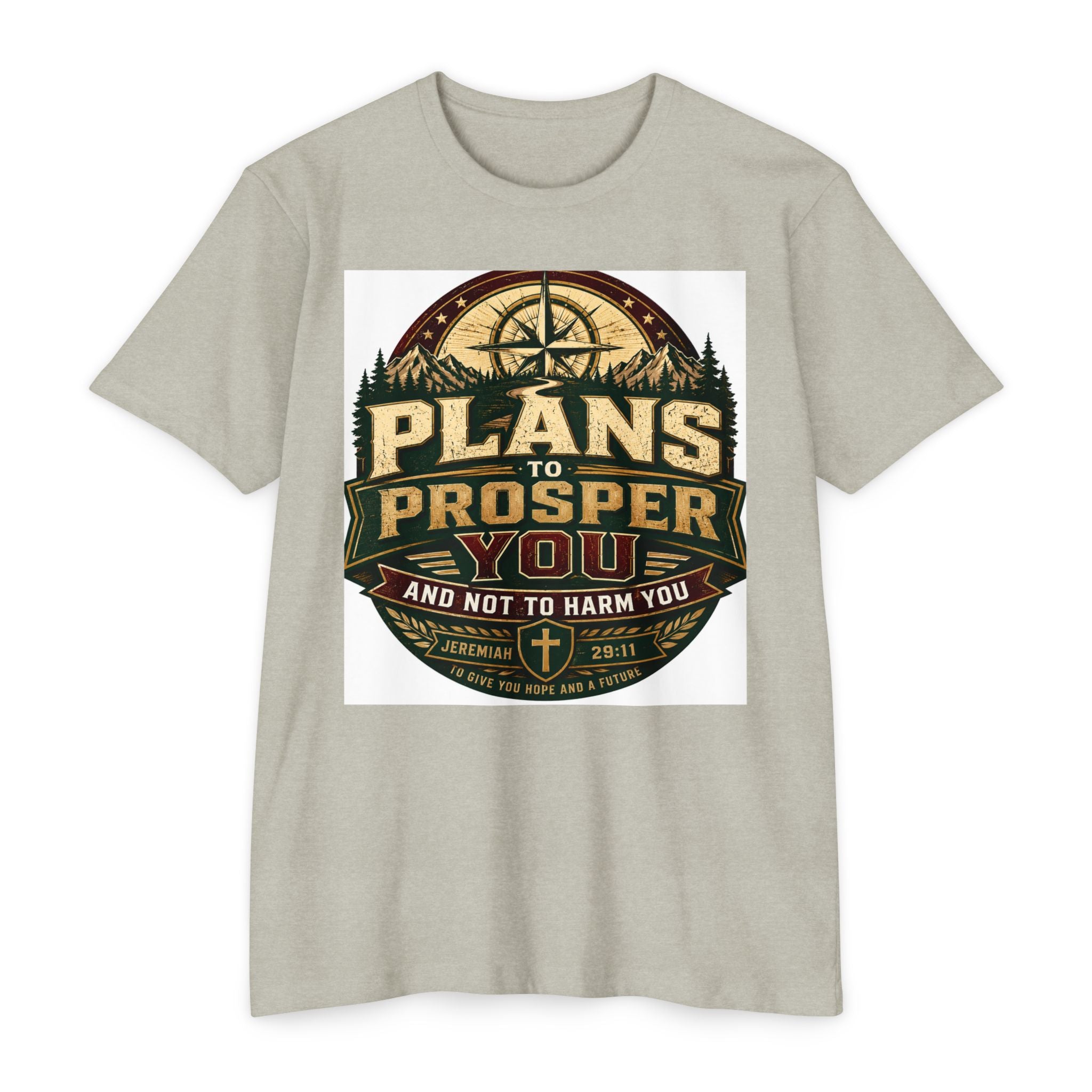 T-Shirt — "Plans to Prosper You" Inspirational Christian Tee
