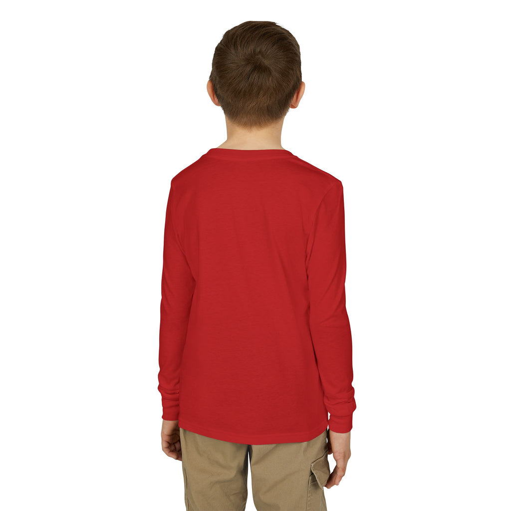 God's Plan Youth Long Sleeve Tee — "God's Plan Is Greater Than My Plans" Christian Kids Shirt