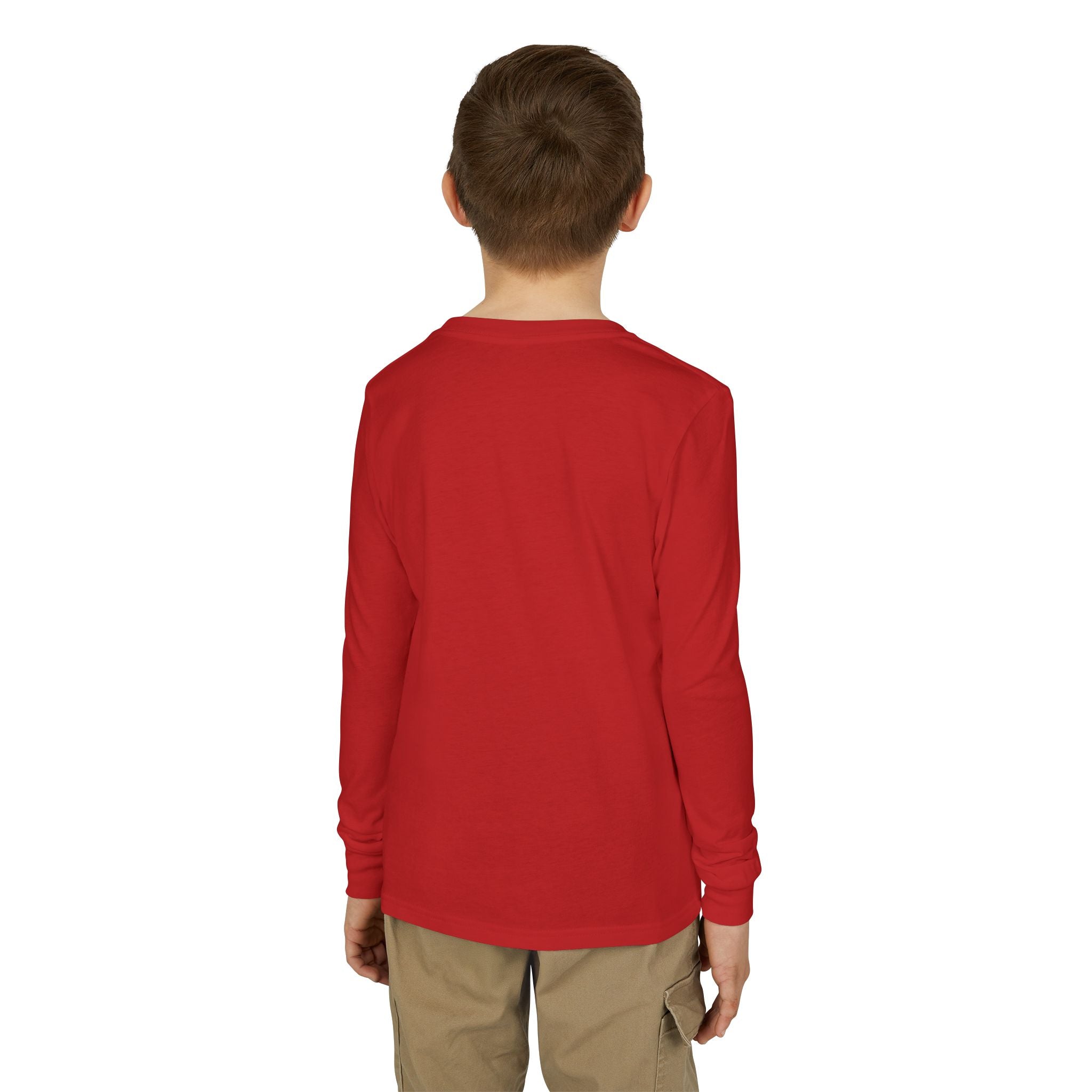 God's Plan Youth Long Sleeve Tee — "God's Plan Is Greater Than My Plans" Christian Kids Shirt