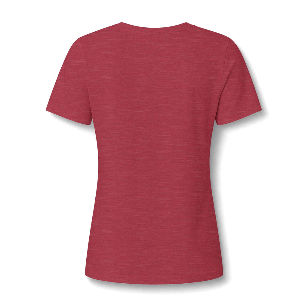 Christian V-Neck Tee — "I Am Winning Souls for Jesus" Floral Design