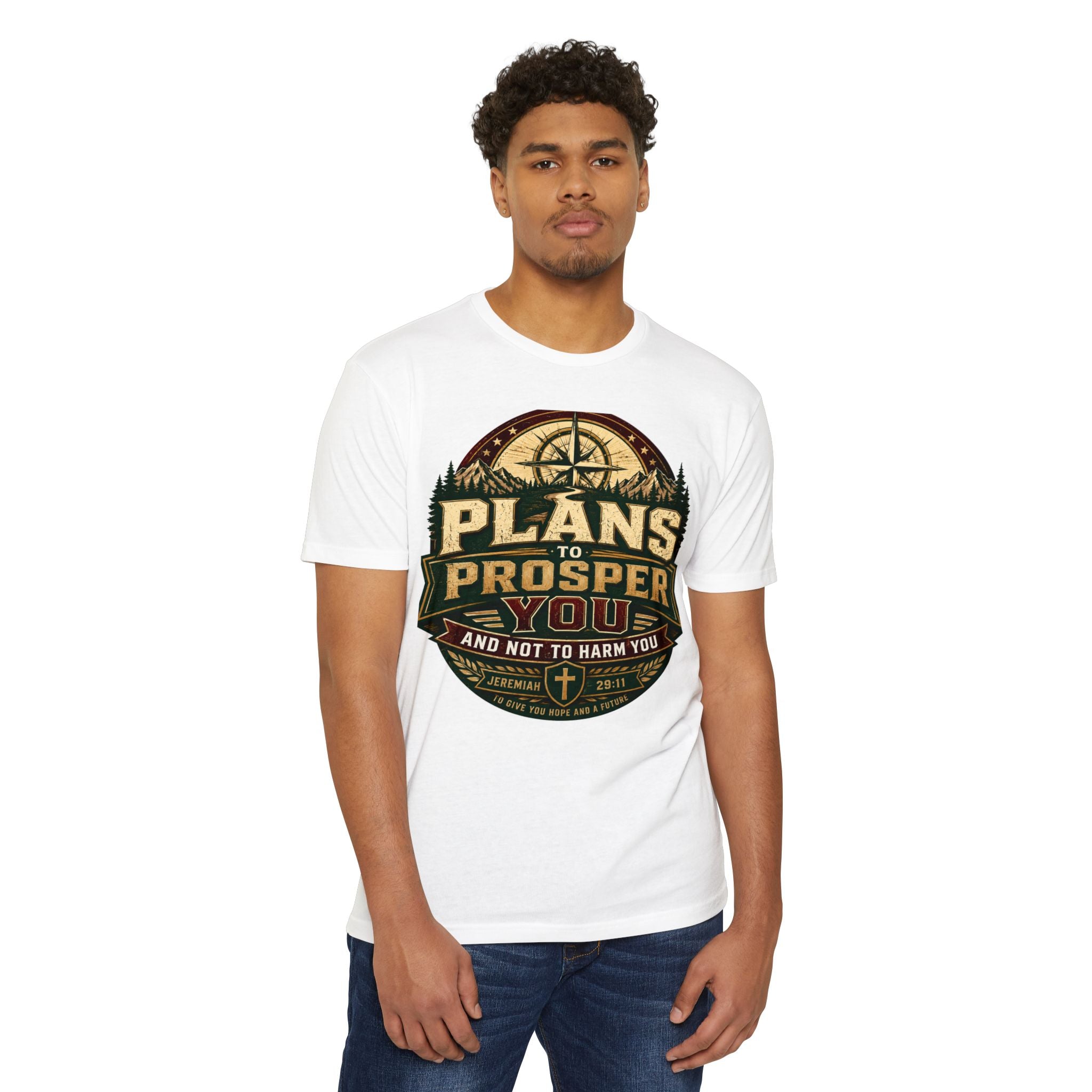 T-Shirt — "Plans to Prosper You" Inspirational Christian Tee