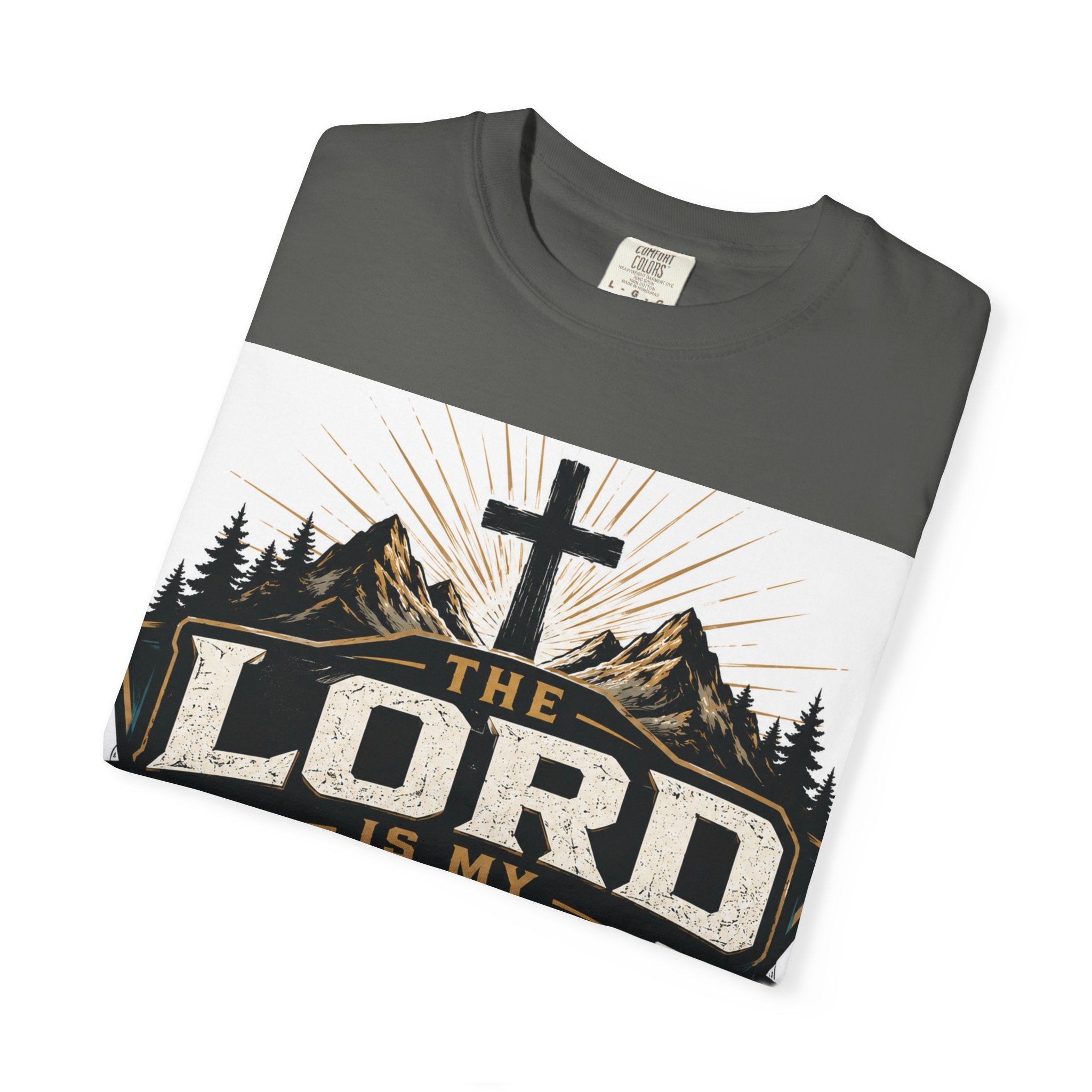 Christian T-Shirt — "The Lord Is My Light" Faith Graphic Tee