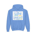 Youth Hoodie — "The Lord Bless You and Keep You" Scripture Sweatshirt (Numbers 6:24)