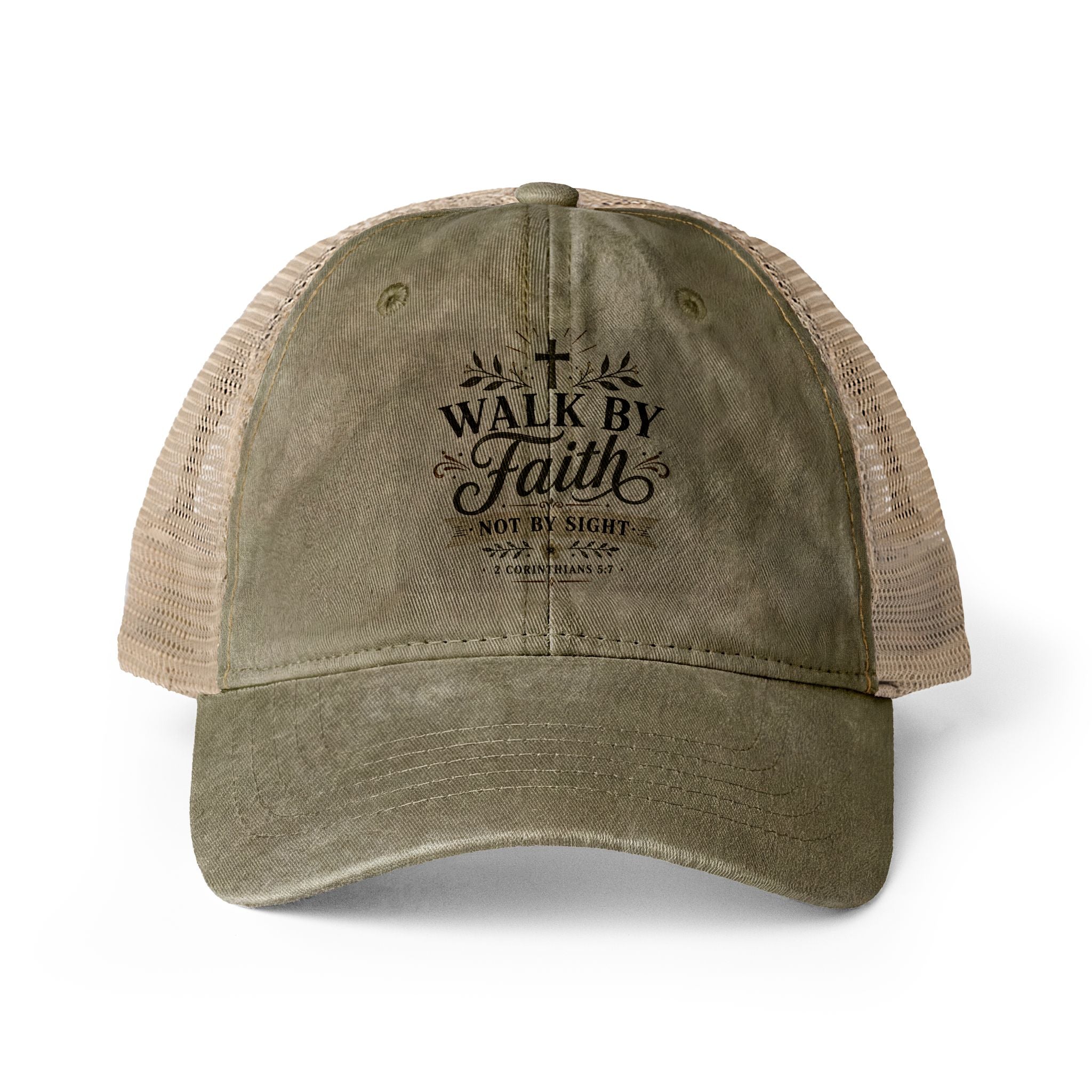 Women's Washed Mesh-Back Cap