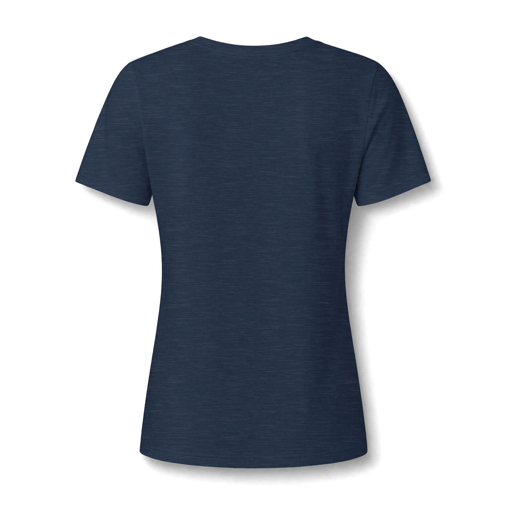 Christian V-Neck Tee — "I Am Winning Souls for Jesus" Floral Design