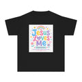 Youth Tee - "Jesus Loves Me" Colorful Kids Christian Graphic Shirt