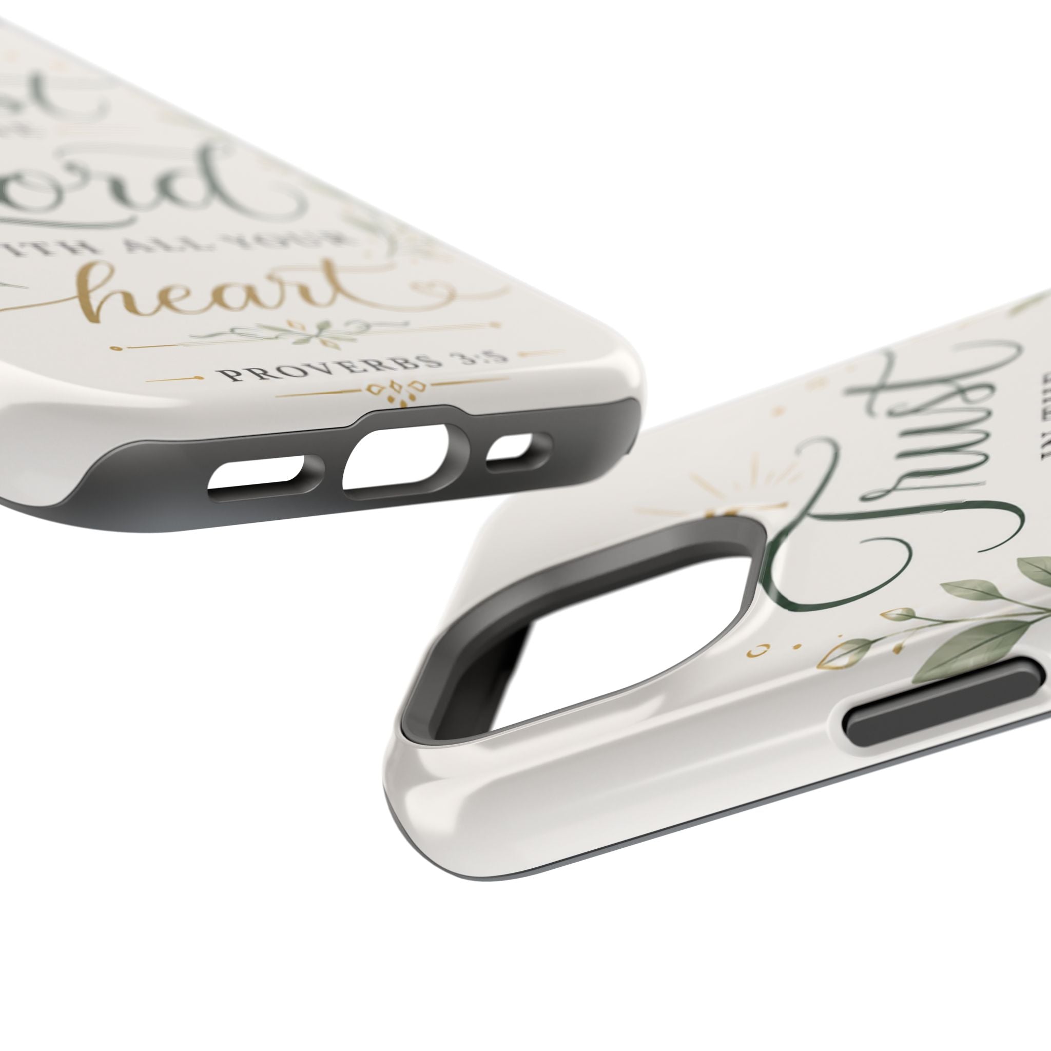 Phone Case — "Trust in the Lord with All Your Heart" Christian Magnetic Impact-Resistant Case
