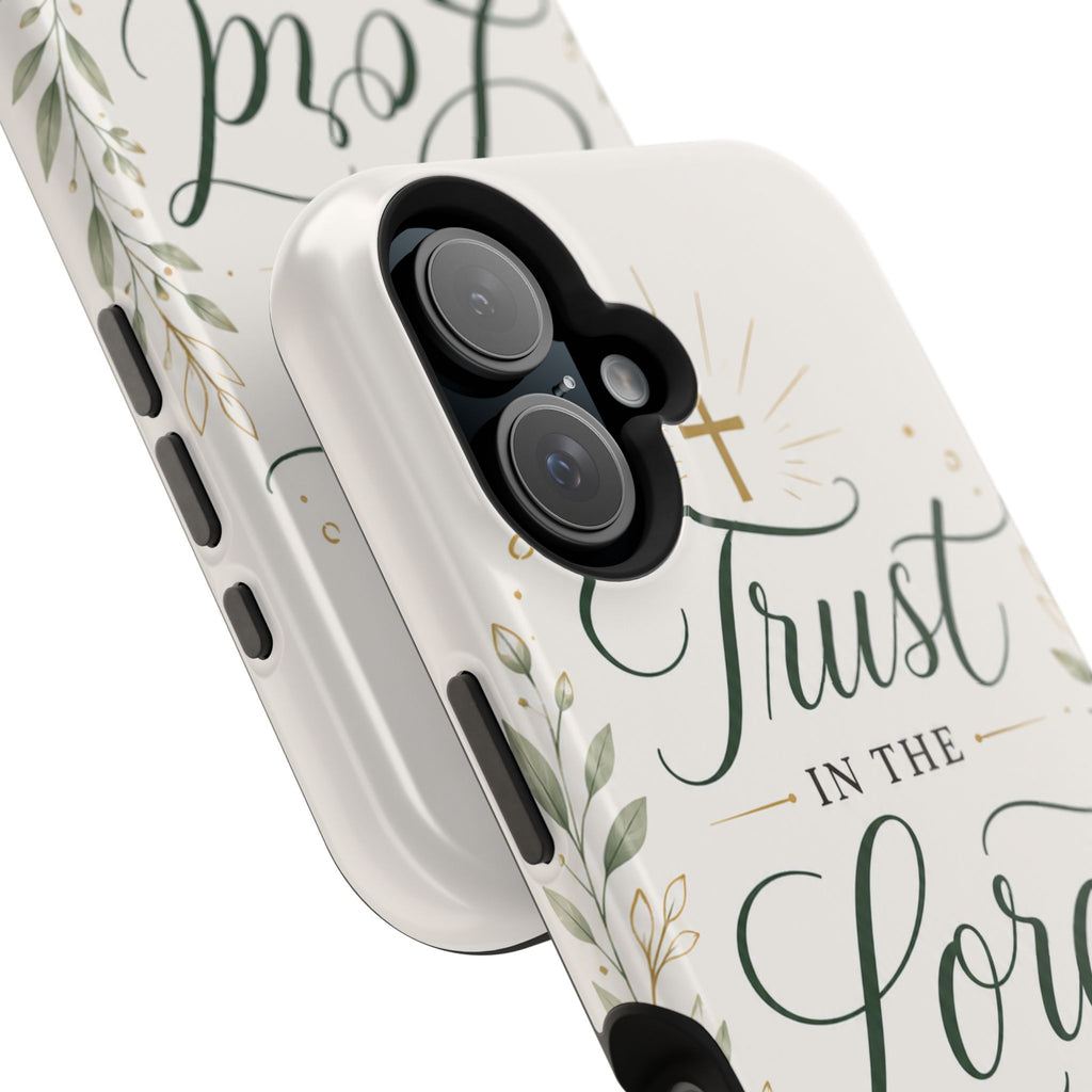 Phone Case — "Trust in the Lord with All Your Heart" Christian Magnetic Impact-Resistant Case