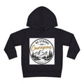 Be Strong and Courageous Toddler Hoodie — Joshua 1:9 Mountain Faith Pullover