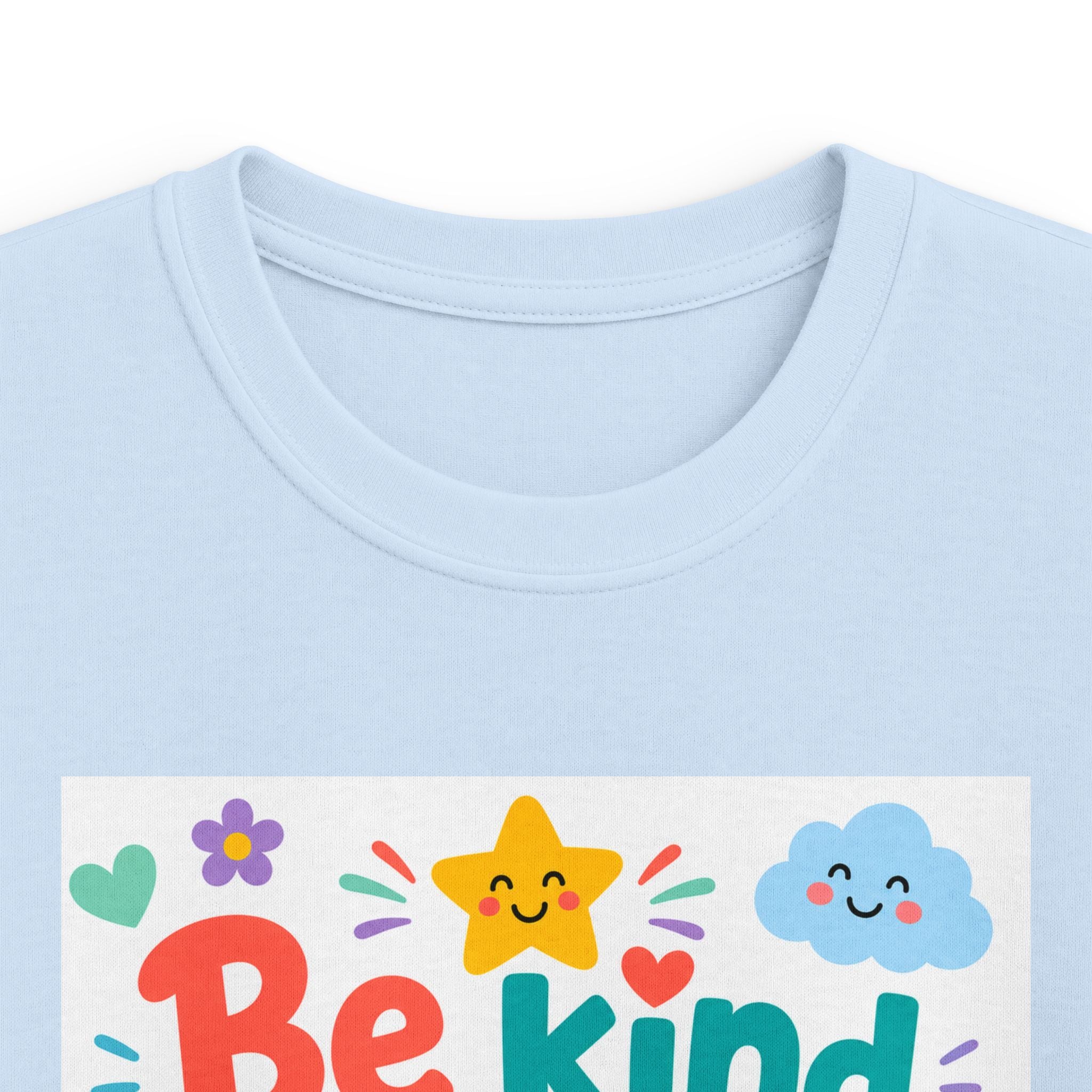 Kids Tee — “Be Kind to One Another” Ephesians 4:32 Christian Rainbow Shirt