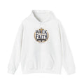Walk By Faith Hoodie — Christian Cross Inspirational Pullover