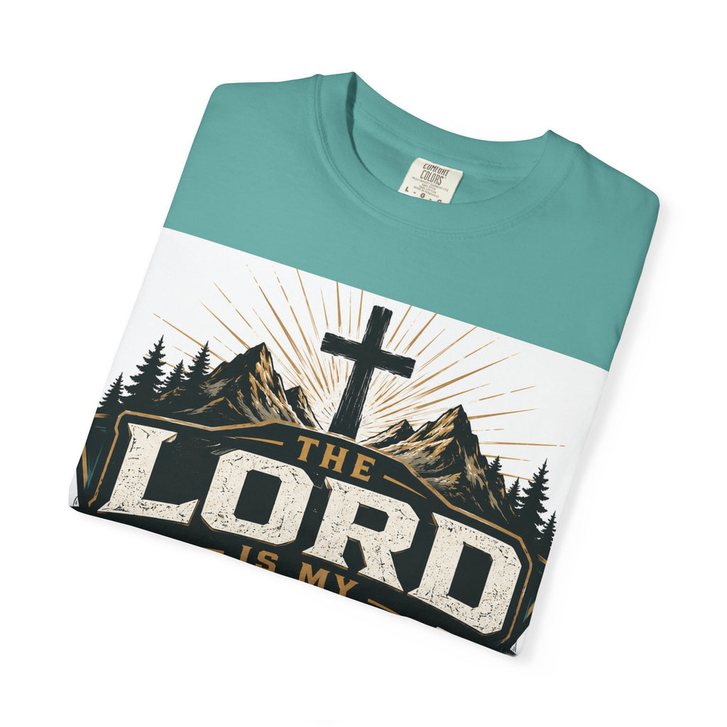 Christian T-Shirt — "The Lord Is My Light" Faith Graphic Tee