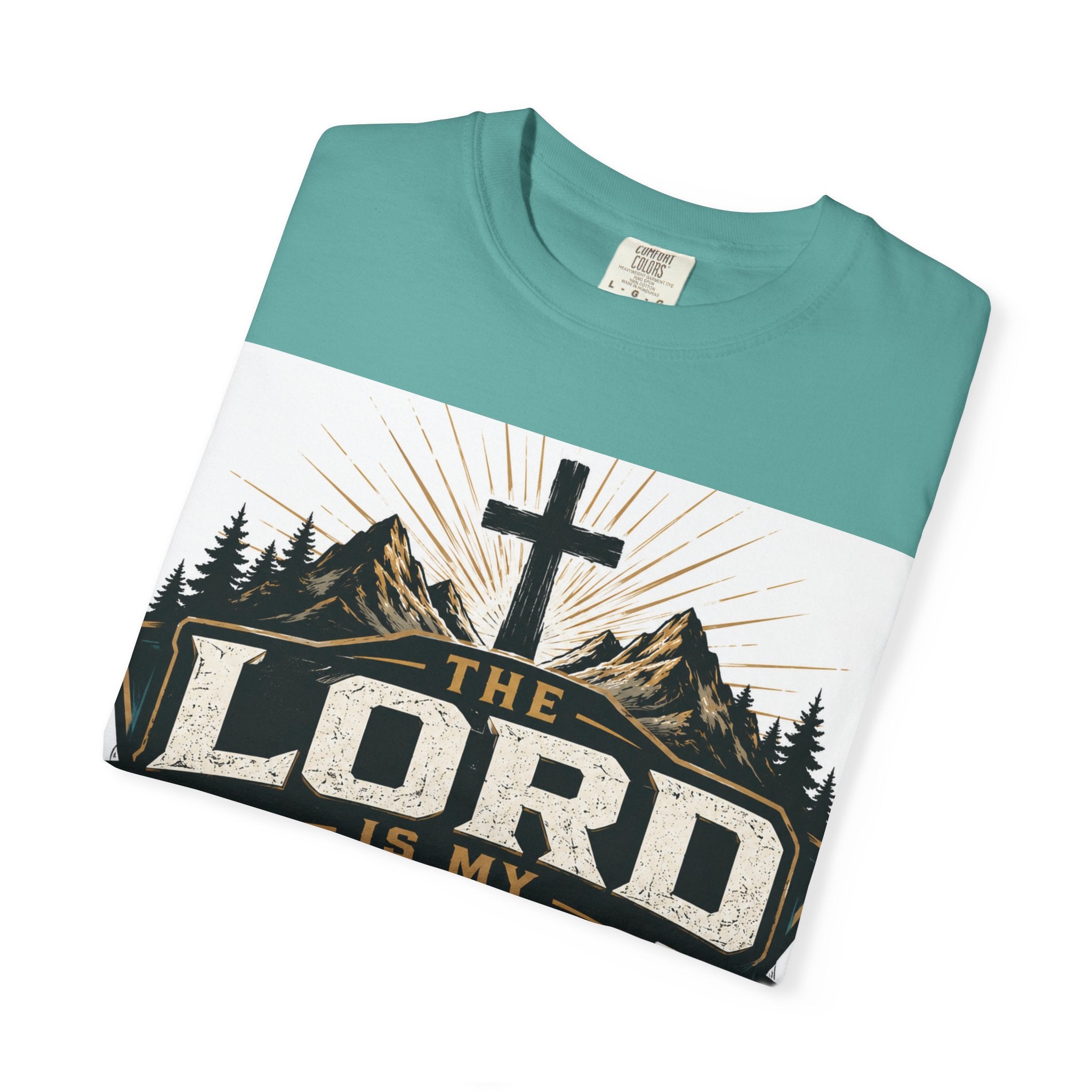Christian T-Shirt — "The Lord Is My Light" Faith Graphic Tee
