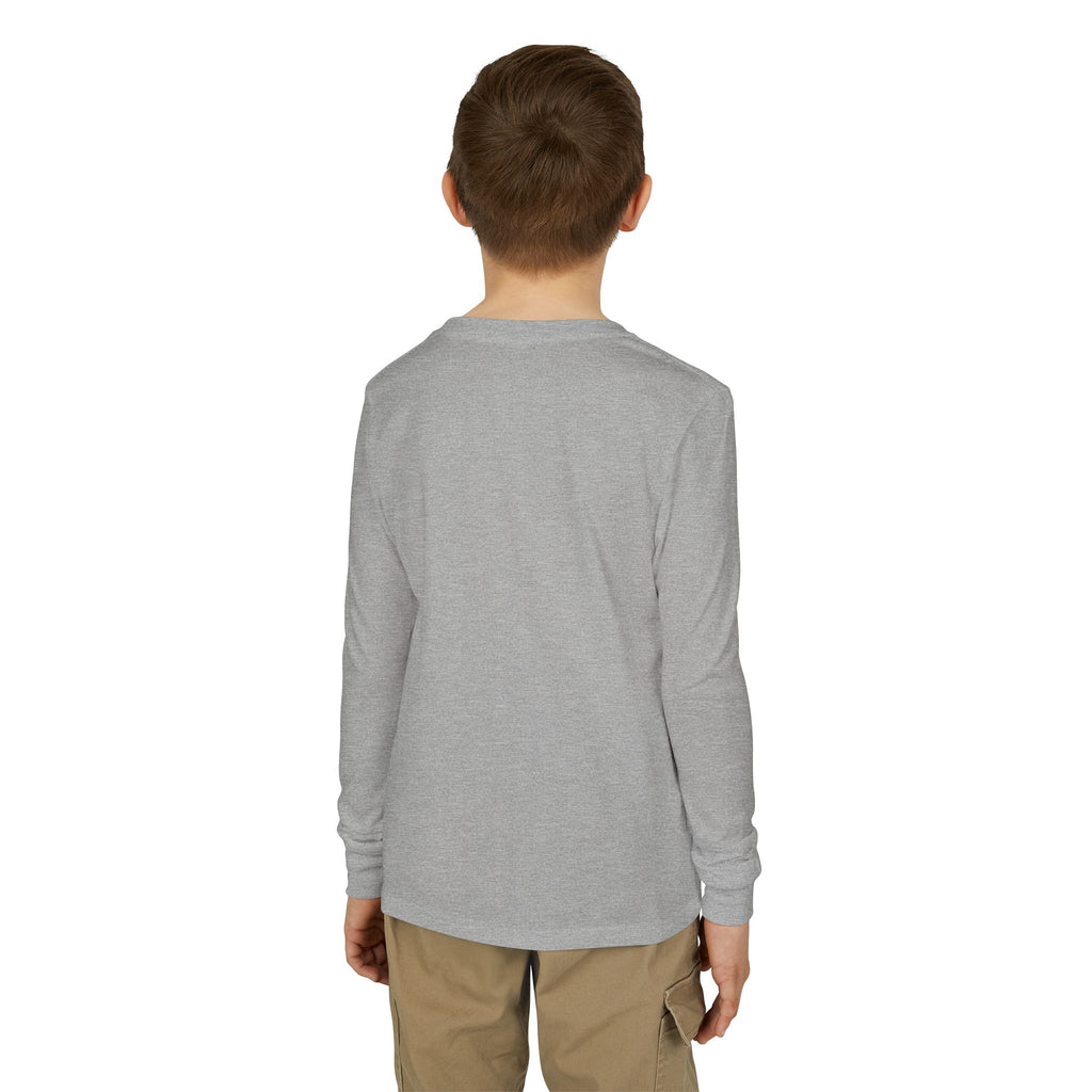 God's Plan Youth Long Sleeve Tee — "God's Plan Is Greater Than My Plans" Christian Kids Shirt