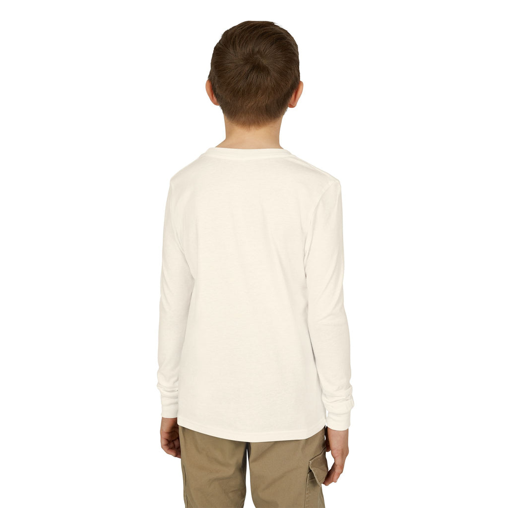 God's Plan Youth Long Sleeve Tee — "God's Plan Is Greater Than My Plans" Christian Kids Shirt