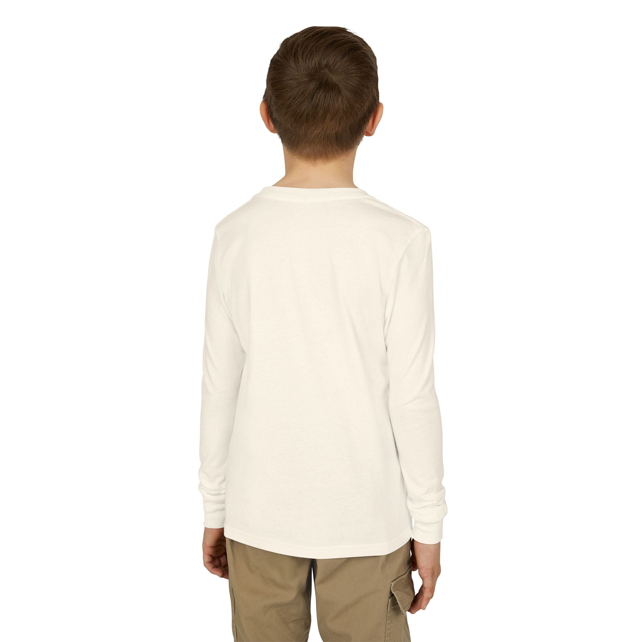 God's Plan Youth Long Sleeve Tee — "God's Plan Is Greater Than My Plans" Christian Kids Shirt