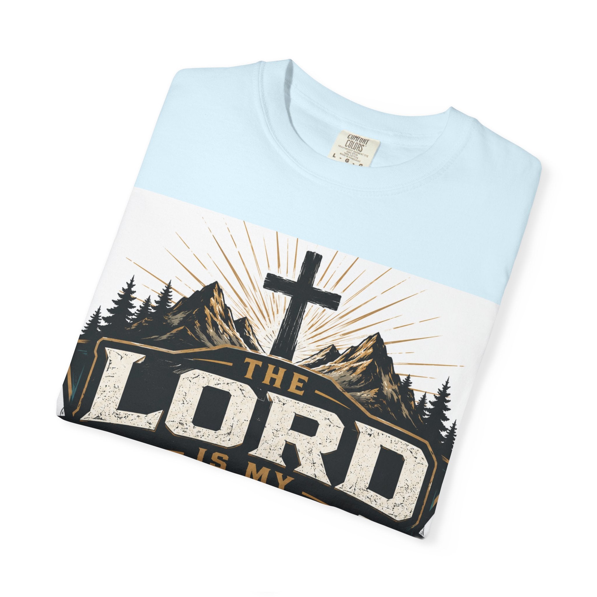 Christian T-Shirt — "The Lord Is My Light" Faith Graphic Tee