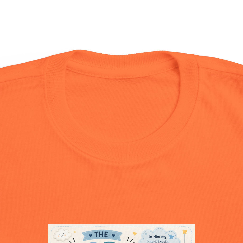 Toddler Tee — "The Lord Is My Strength and Shield" Christian Faith Kids Shirt