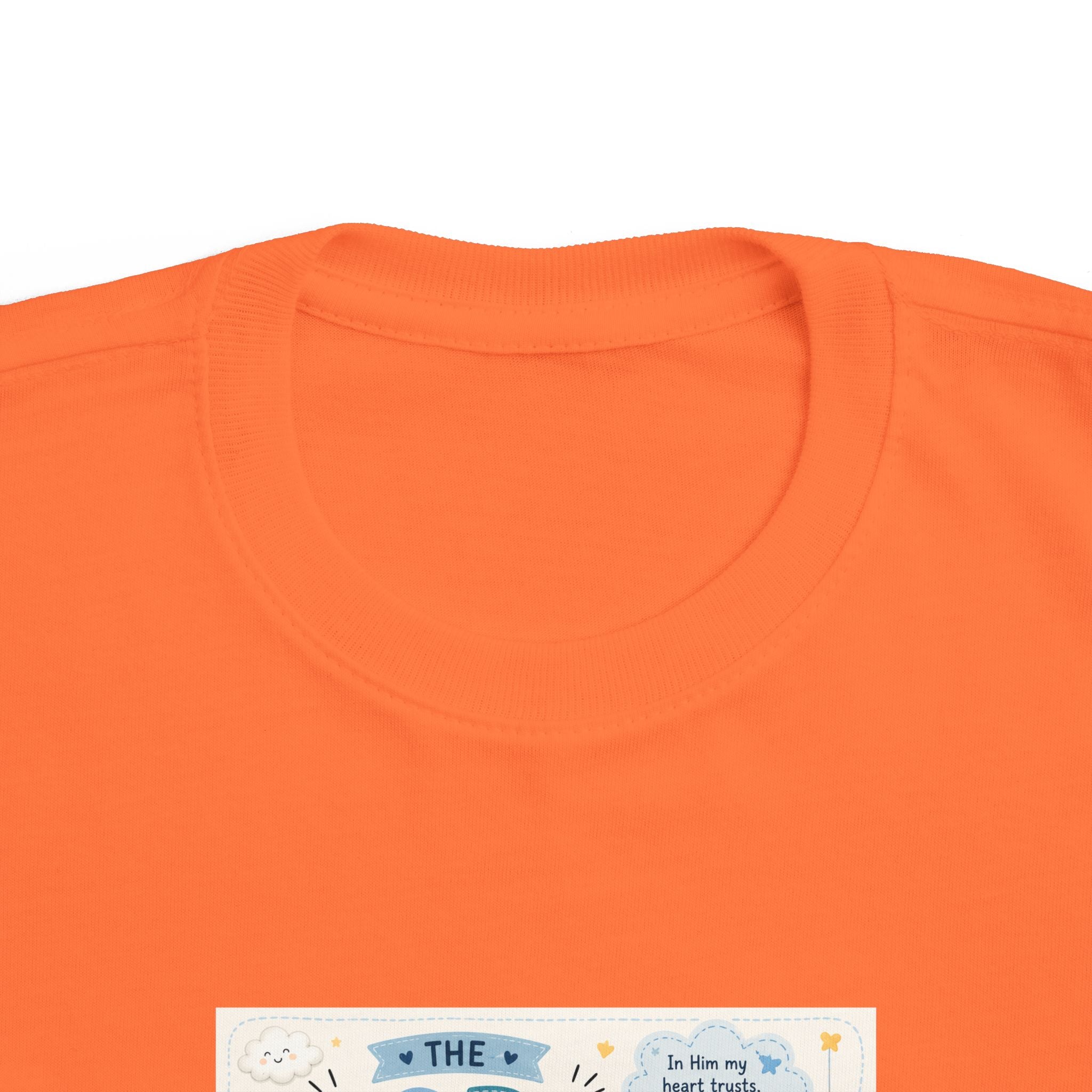Toddler Tee — "The Lord Is My Strength and Shield" Christian Faith Kids Shirt