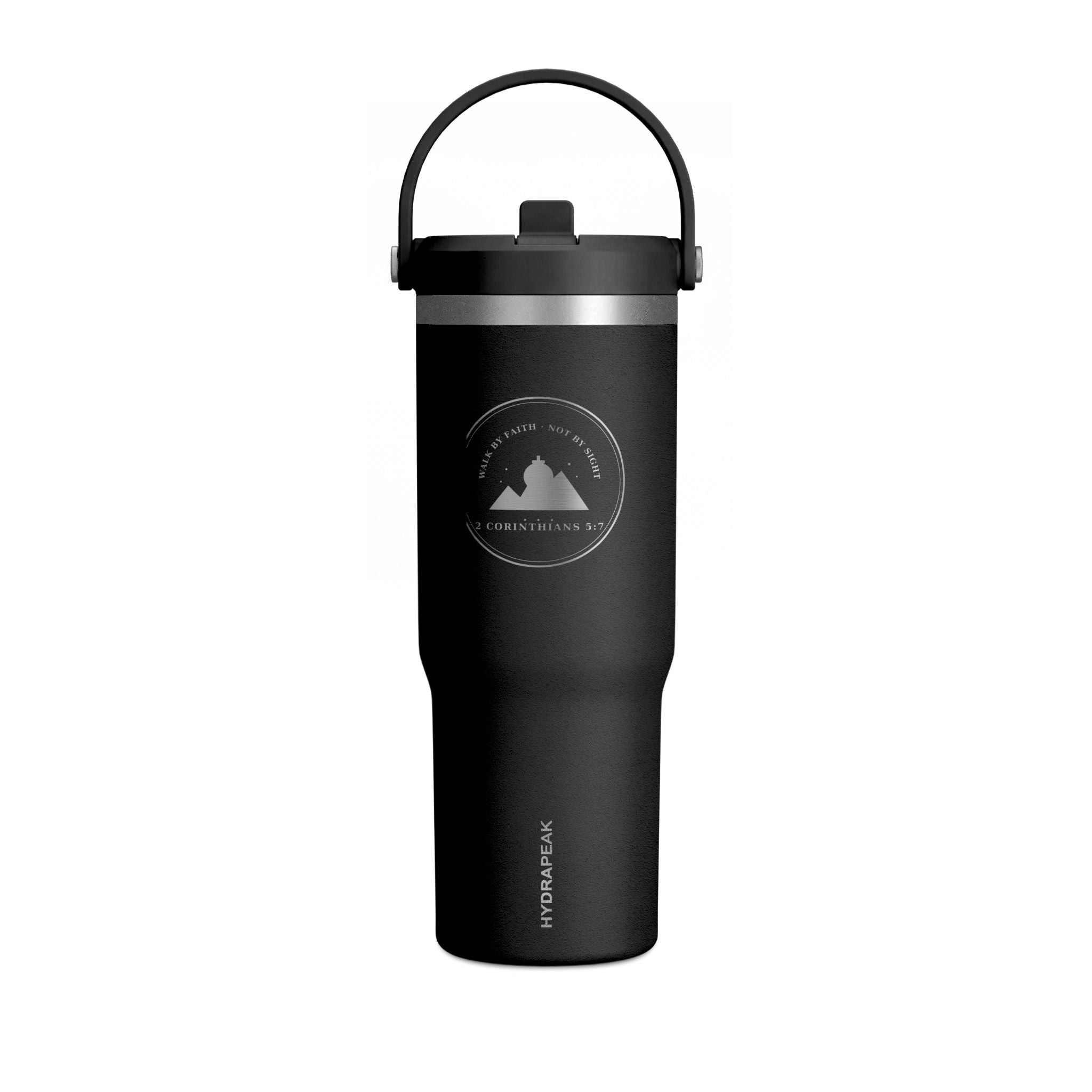 Nomad 32oz Insulated Tumbler – Mountain Adventure Logo, Travel Water Bottle