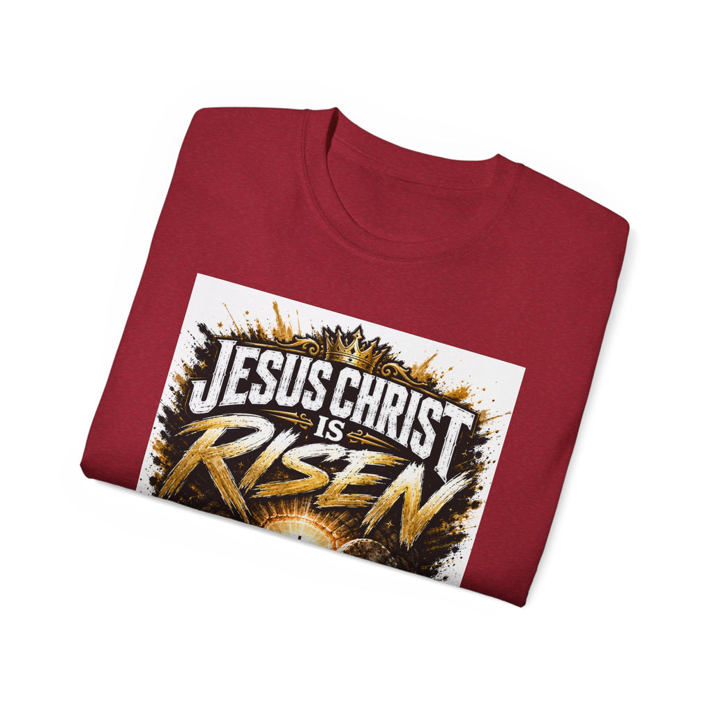 Jesus Christ Is Risen T-Shirt — Easter Christian Faith Tee