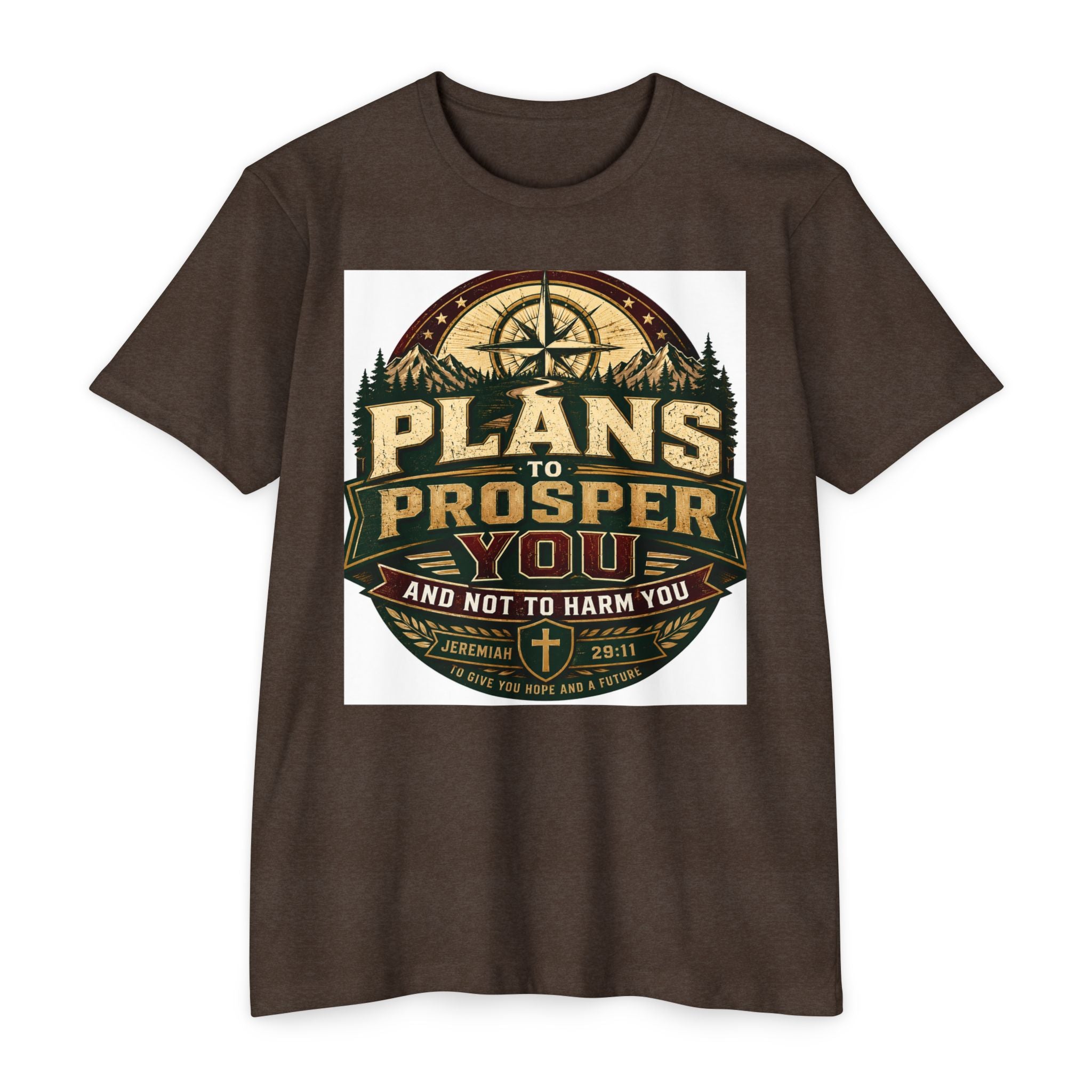 T-Shirt — "Plans to Prosper You" Inspirational Christian Tee