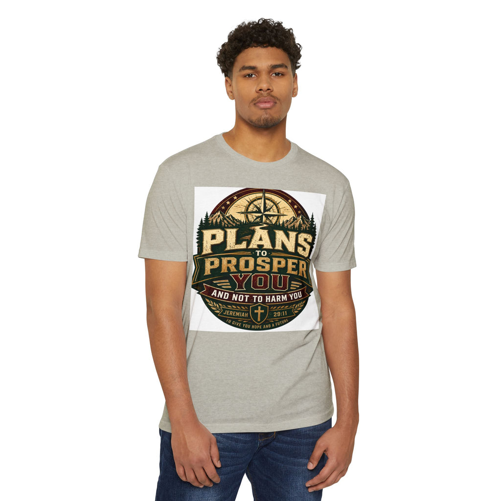 T-Shirt — "Plans to Prosper You" Inspirational Christian Tee