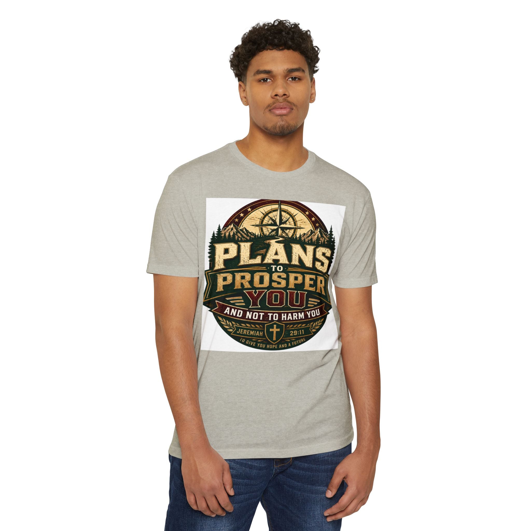 T-Shirt — "Plans to Prosper You" Inspirational Christian Tee