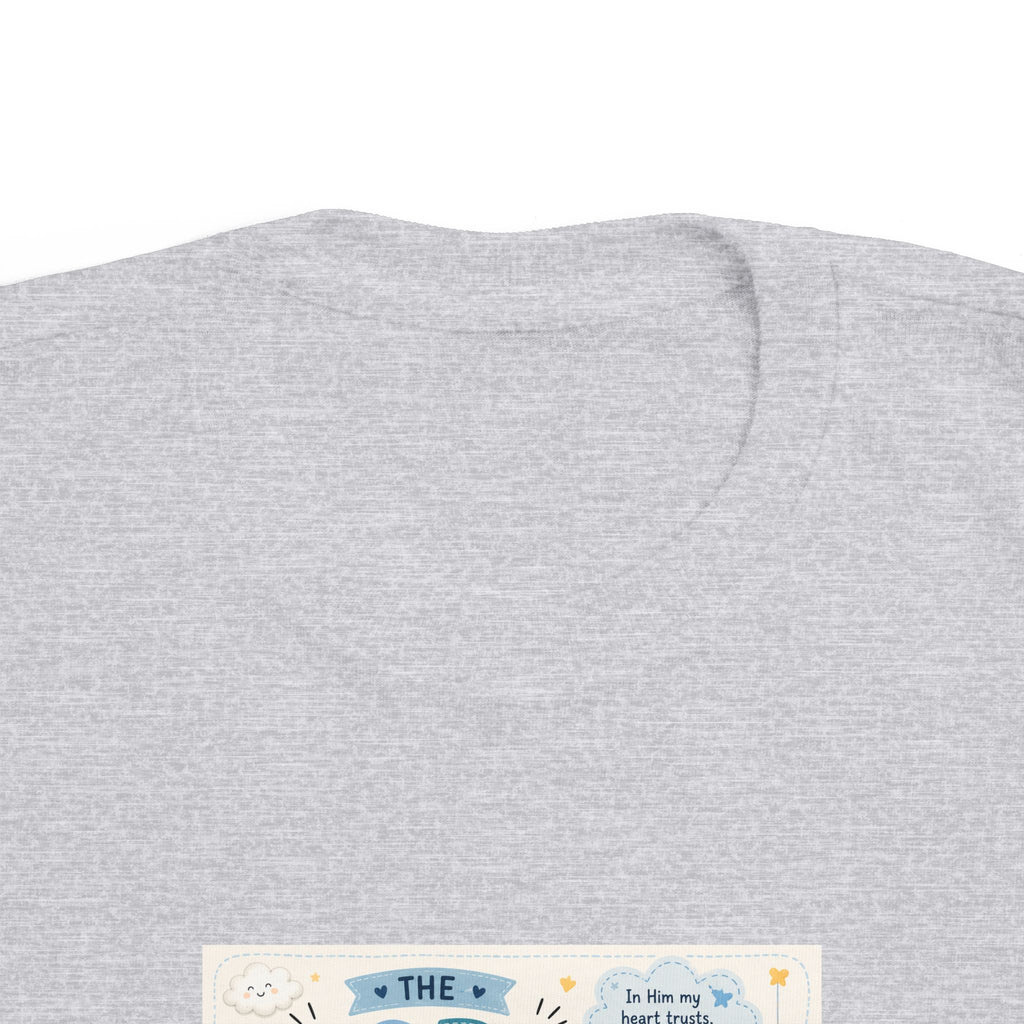 Toddler Tee — "The Lord Is My Strength and Shield" Christian Faith Kids Shirt
