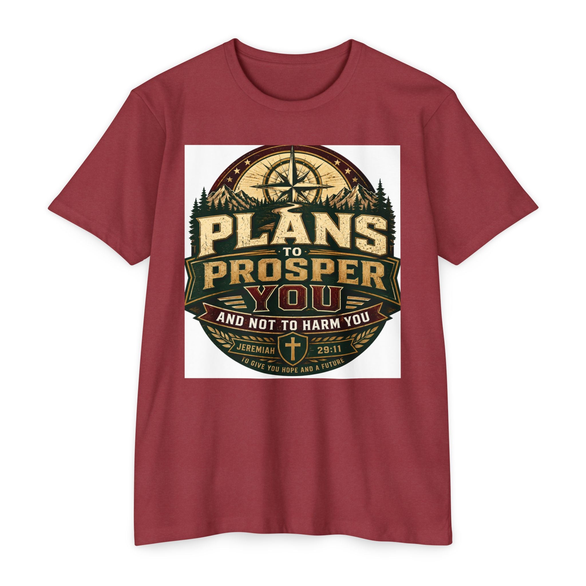 T-Shirt — "Plans to Prosper You" Inspirational Christian Tee