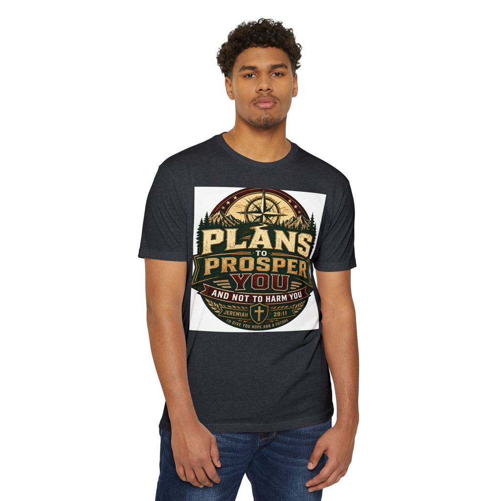 T-Shirt — "Plans to Prosper You" Inspirational Christian Tee