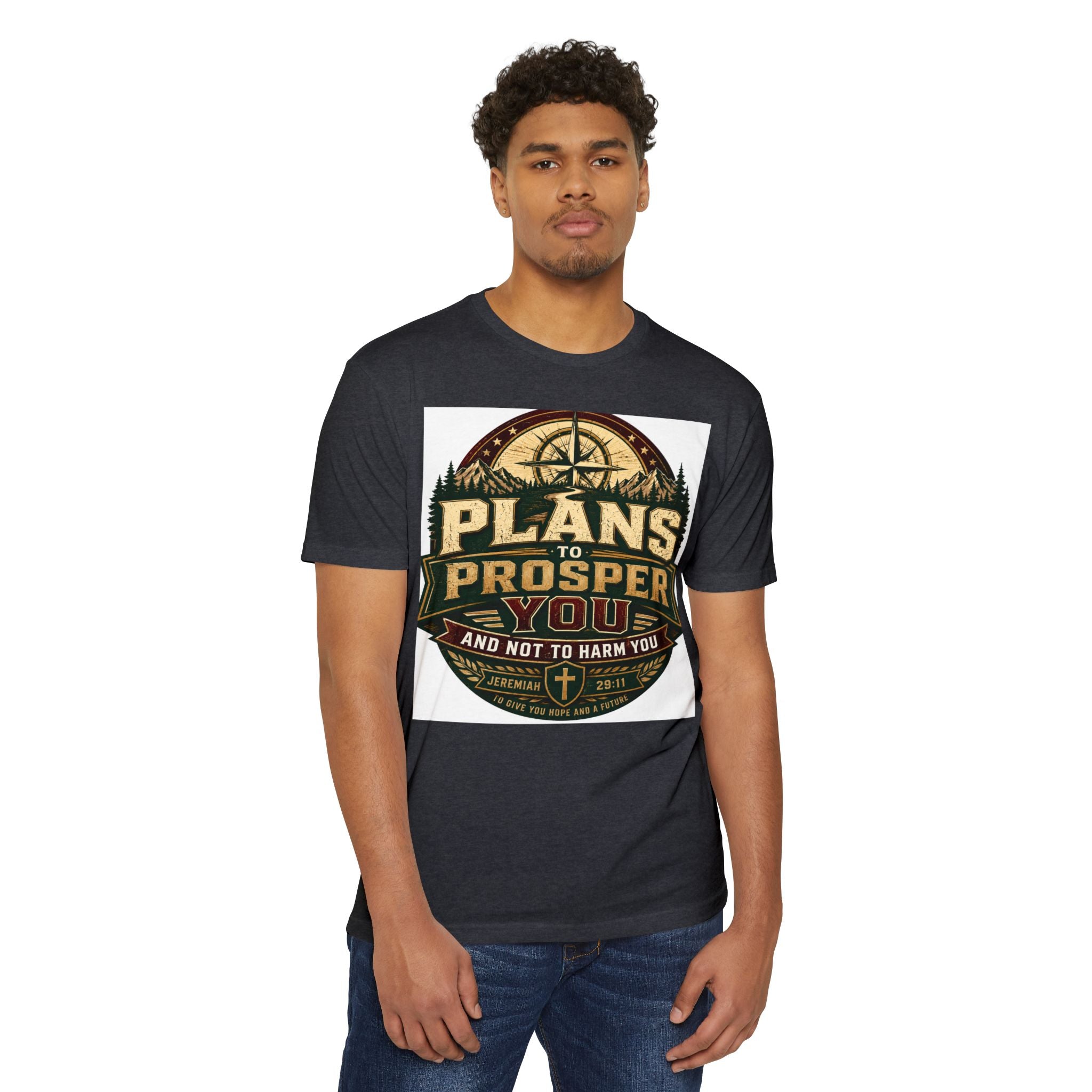 T-Shirt — "Plans to Prosper You" Inspirational Christian Tee