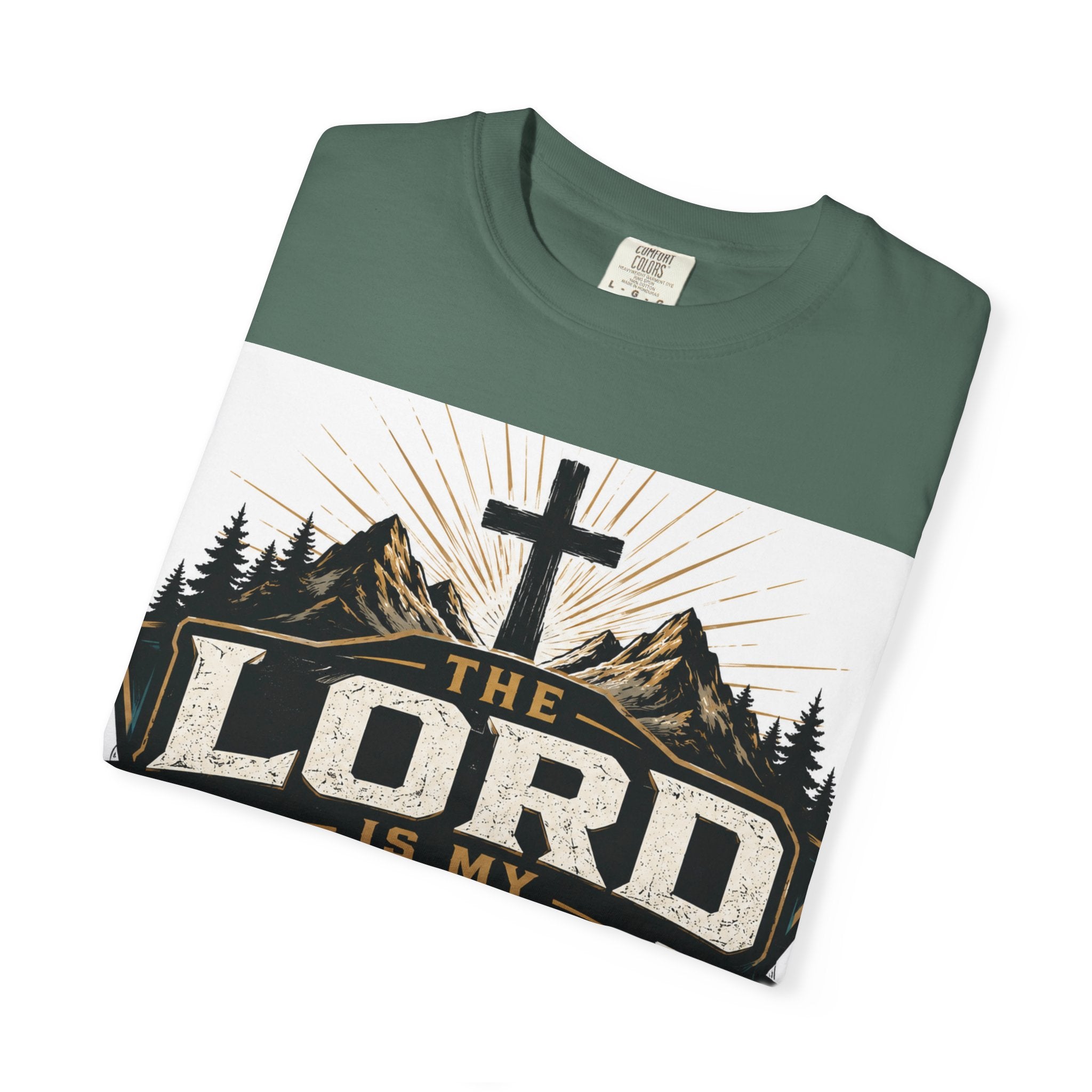 Christian T-Shirt — "The Lord Is My Light" Faith Graphic Tee