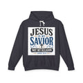 Jesus Is My Savior Hoodie — "Not My Religion" Christian Faith Sweatshirt (John 14:6)