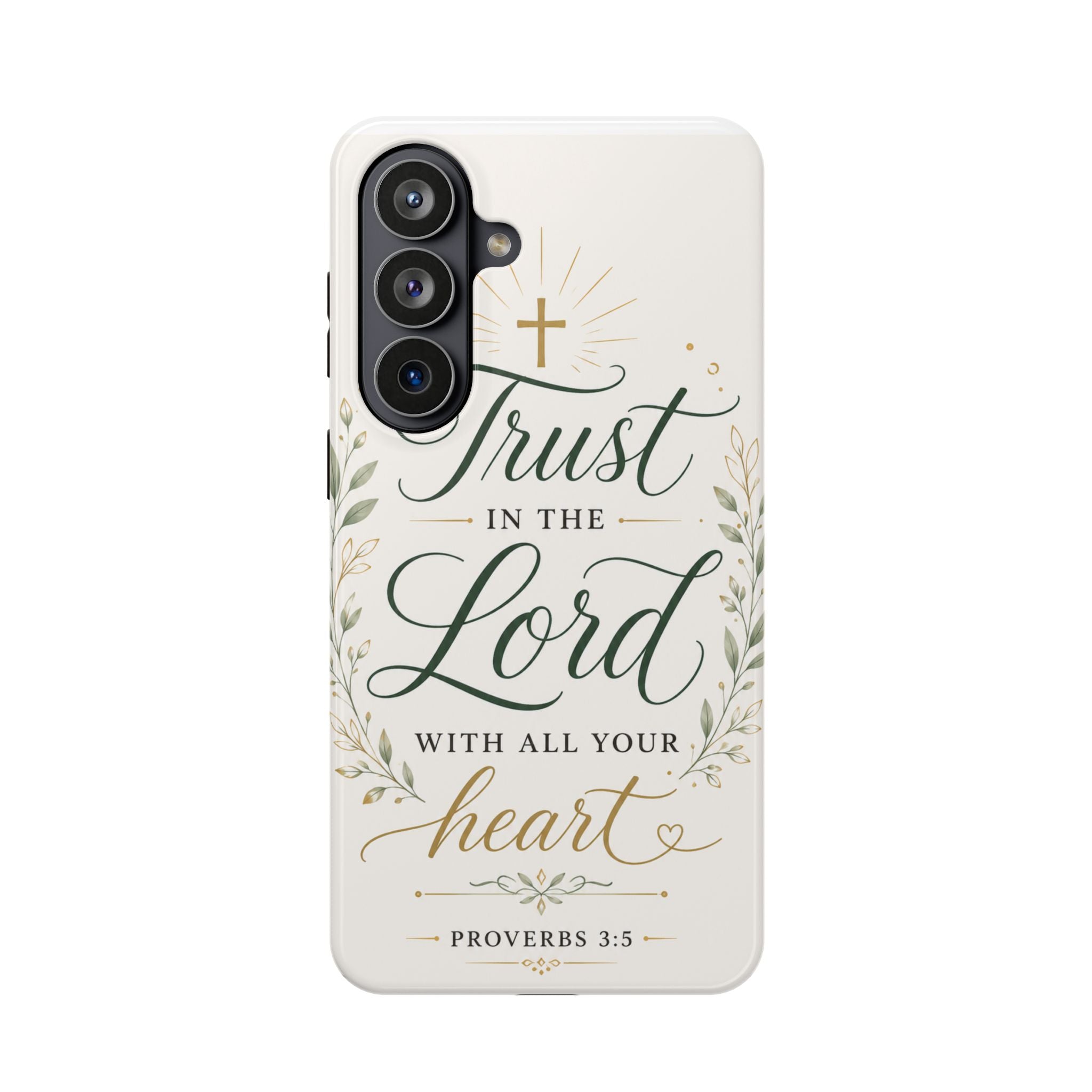Phone Case — "Trust in the Lord with All Your Heart" Christian Magnetic Impact-Resistant Case