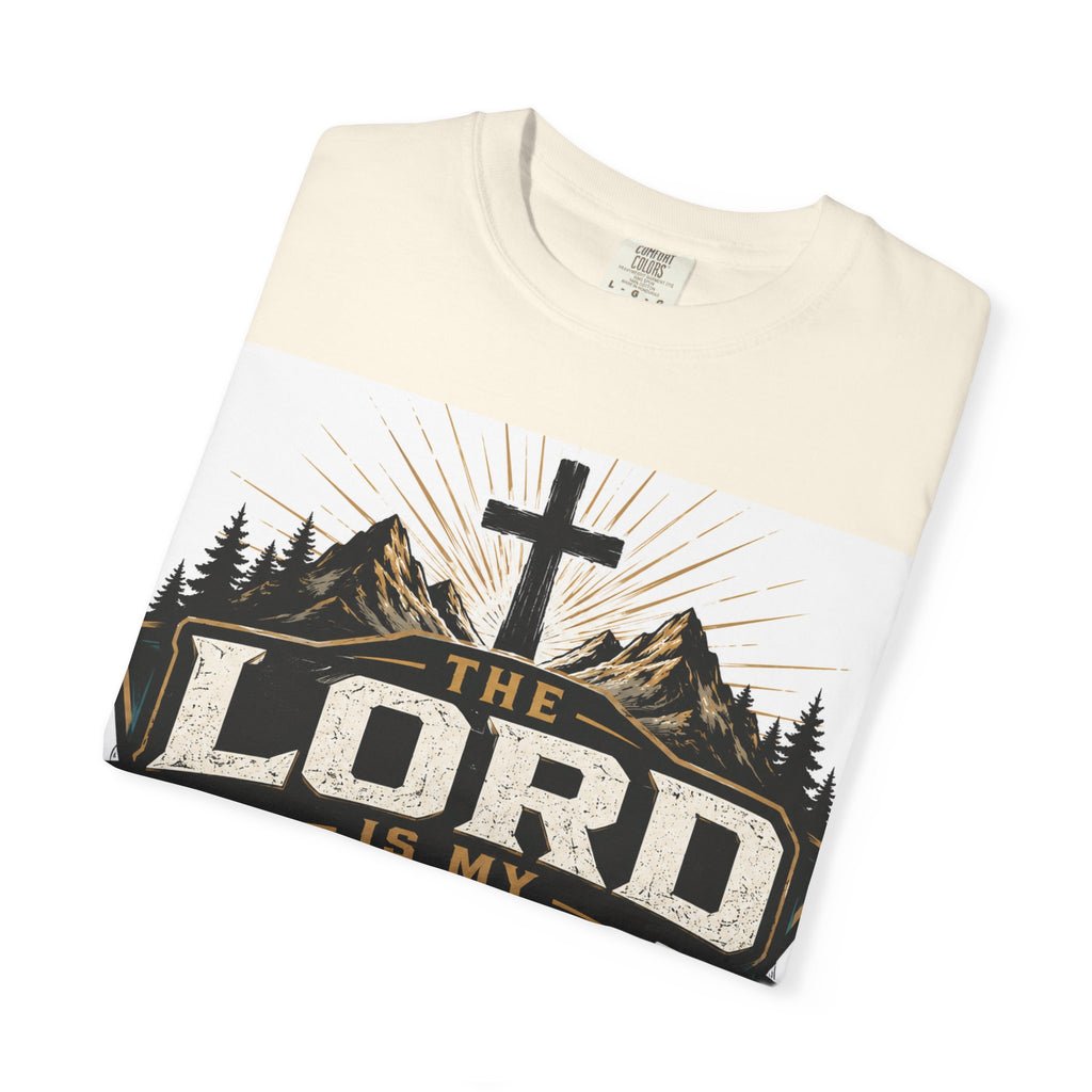 Christian T-Shirt — "The Lord Is My Light" Faith Graphic Tee
