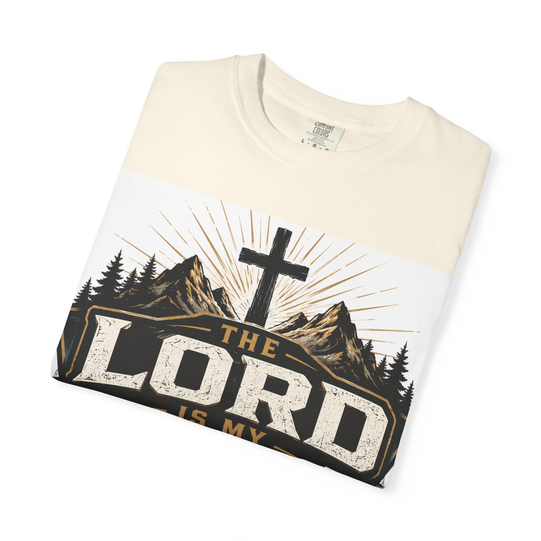 Christian T-Shirt — "The Lord Is My Light" Faith Graphic Tee