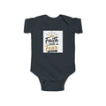 Infant Bodysuit - "Faith Over Fear" Christian Baby Onesie (Psalm 56:3)
