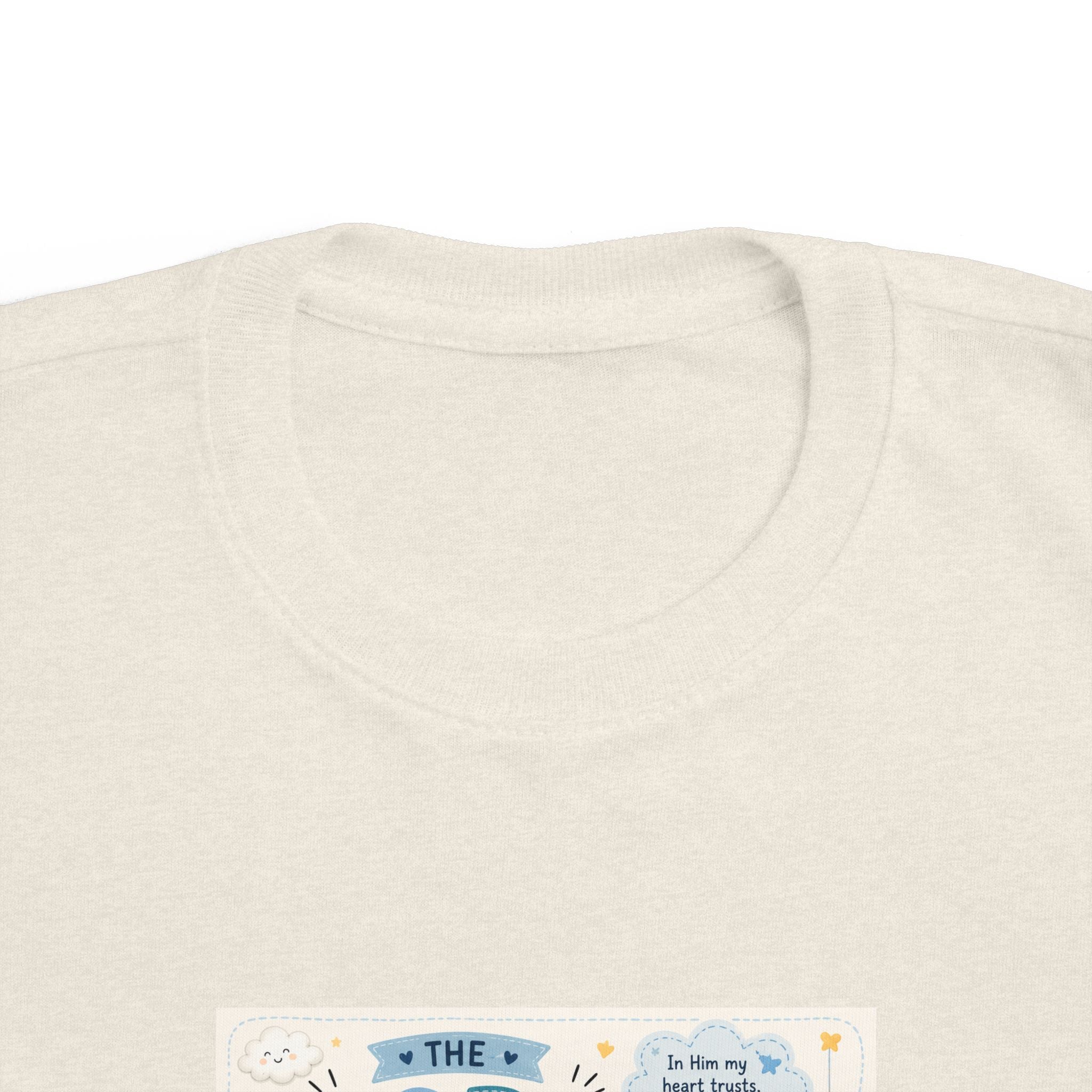 Toddler Tee — "The Lord Is My Strength and Shield" Christian Faith Kids Shirt