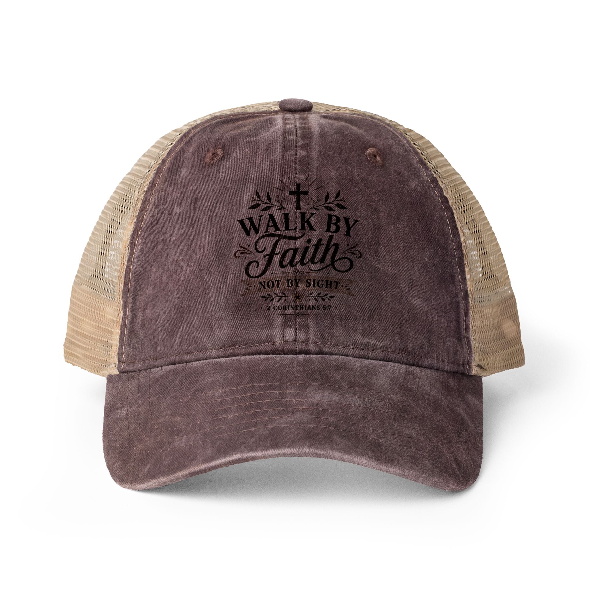 Women's Washed Mesh-Back Cap